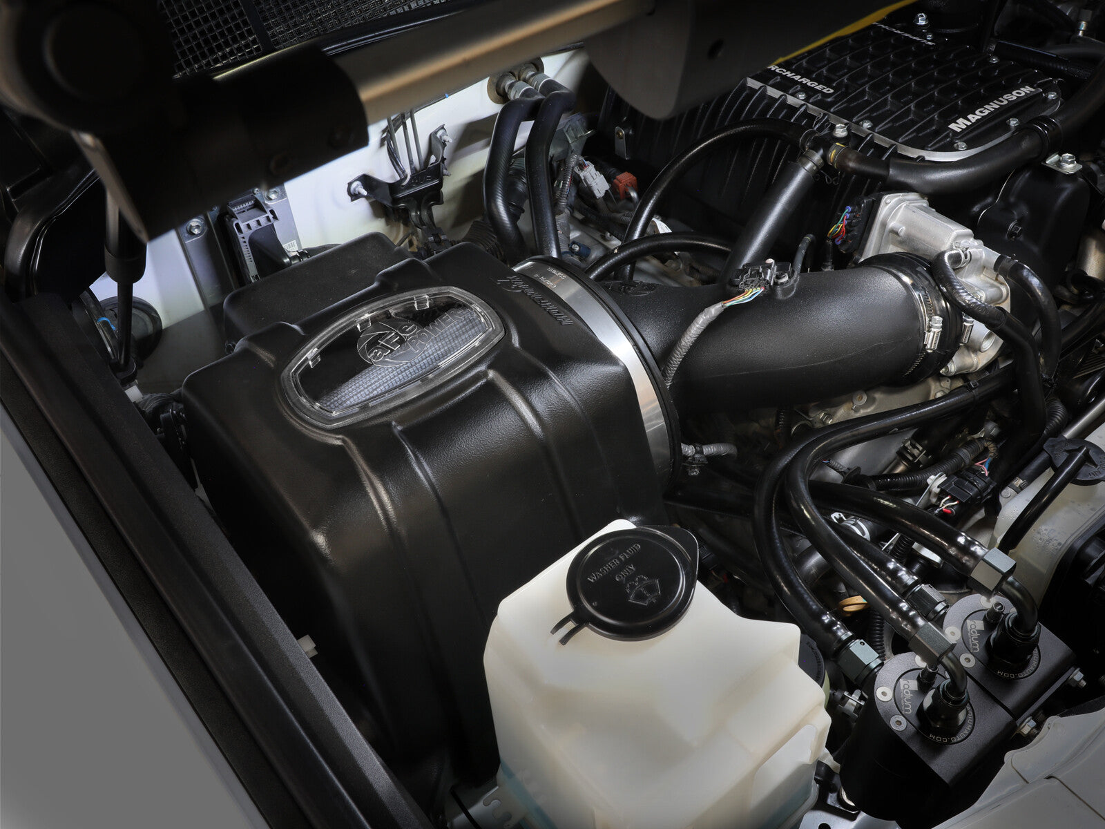 Momentum GT Cold Air Intake System w/ Pro Dry S Filter Toyota Tundra 07-21 V8-5.7L w/ Magnuson S/C aFe Power
