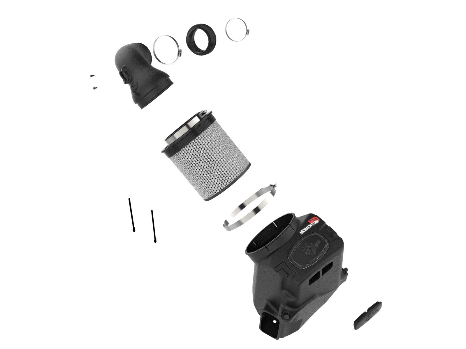 Momentum HD Cold Air Intake System w/ Pro Dry S Filter GM Trucks/SUVs 20-26 L6-3.0L (td) LM2/LZ0 aFe Power