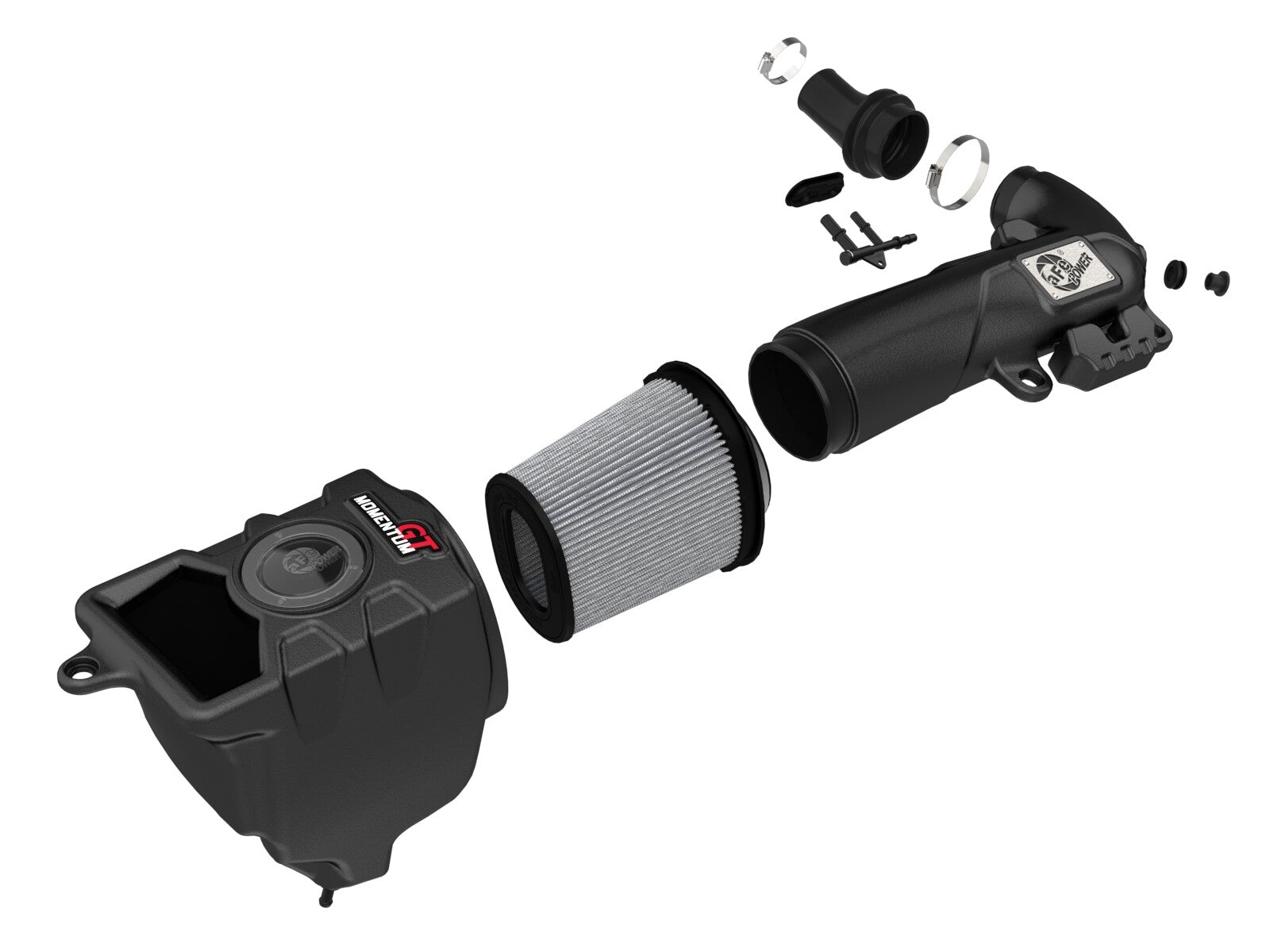 Momentum GT Cold Air Intake System w/ Pro Dry S Filter Jeep Wrangler 4xe (Jl) 24-25 L4-2.0L (t) Hybrid aFe Power