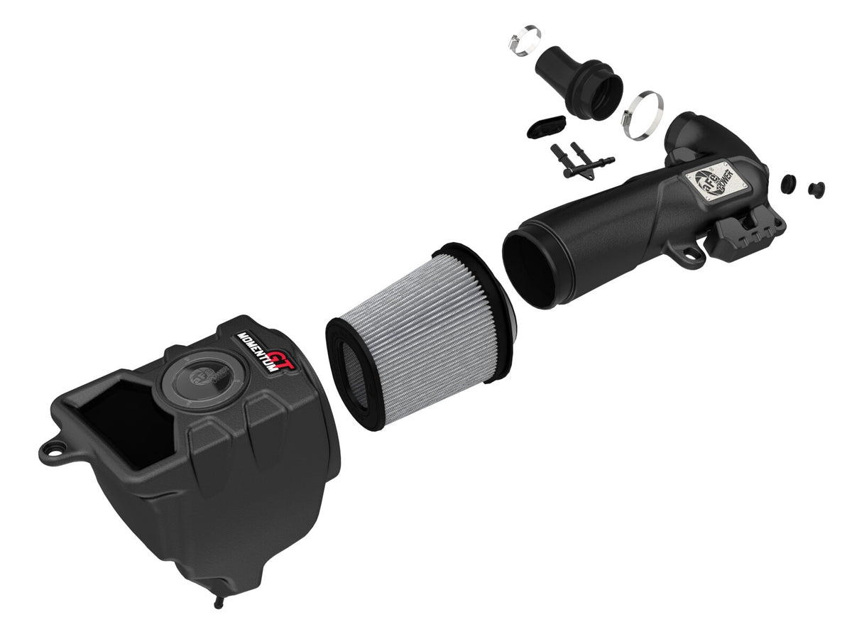 Momentum GT Cold Air Intake System w/ Pro Dry S Filter Jeep Wrangler 4xe (Jl) 24-25 L4-2.0L (t) Hybrid aFe Power