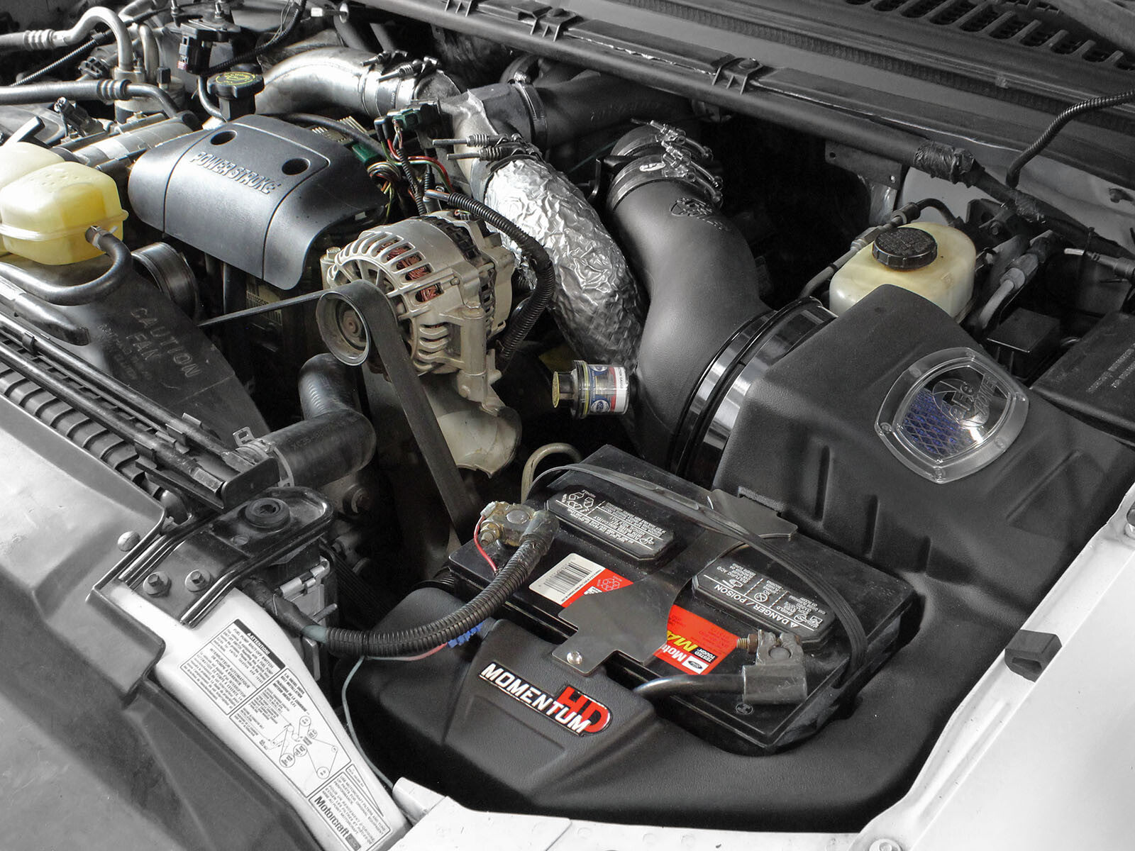 Momentum HD Cold Air Intake System w/ Pro 10R Filter Ford Diesel Trucks 99-03 V8-7.3L (td) aFe Power