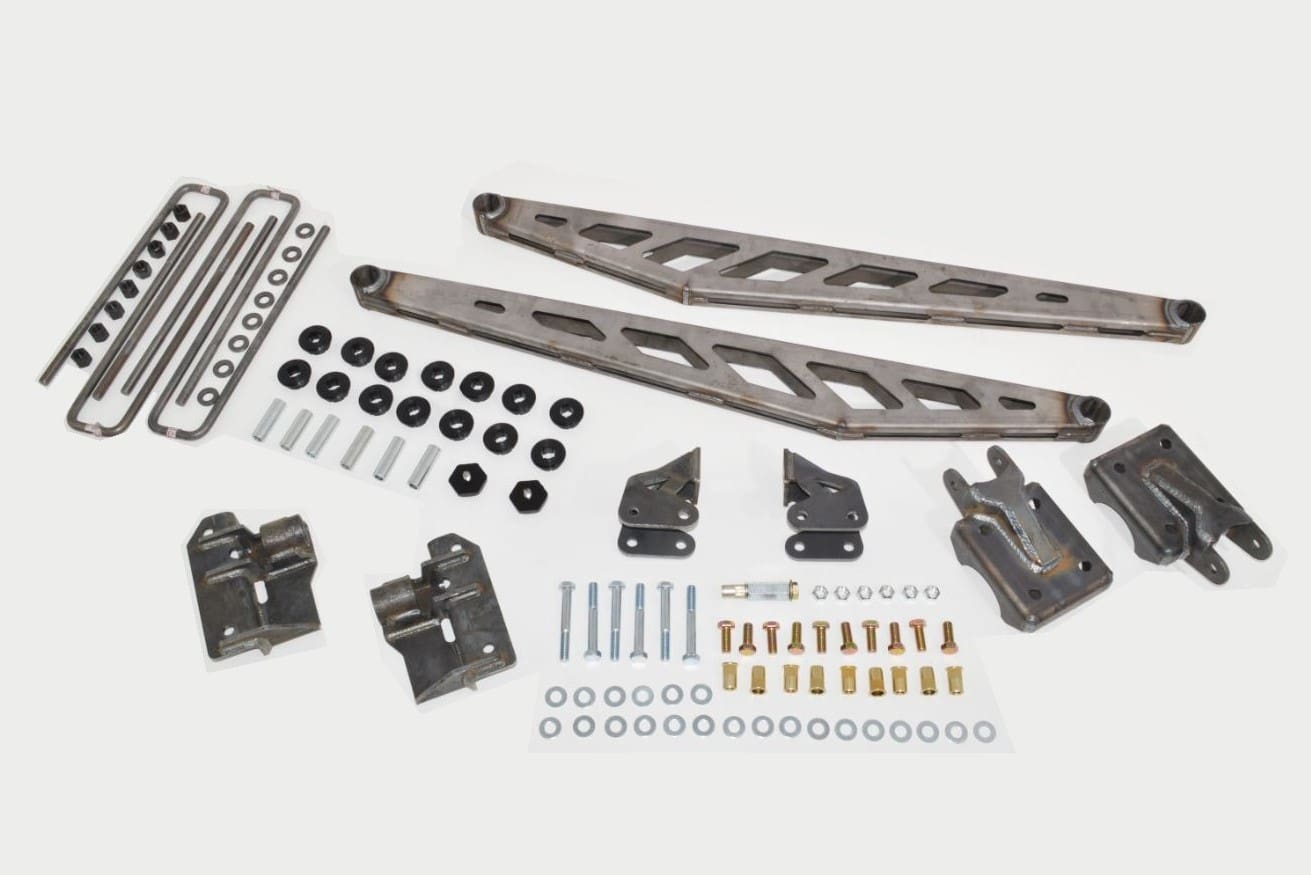 McGaughy's Traction Bar Kit 1999-2013 Silverado/Sierra 1500 Raw Finish