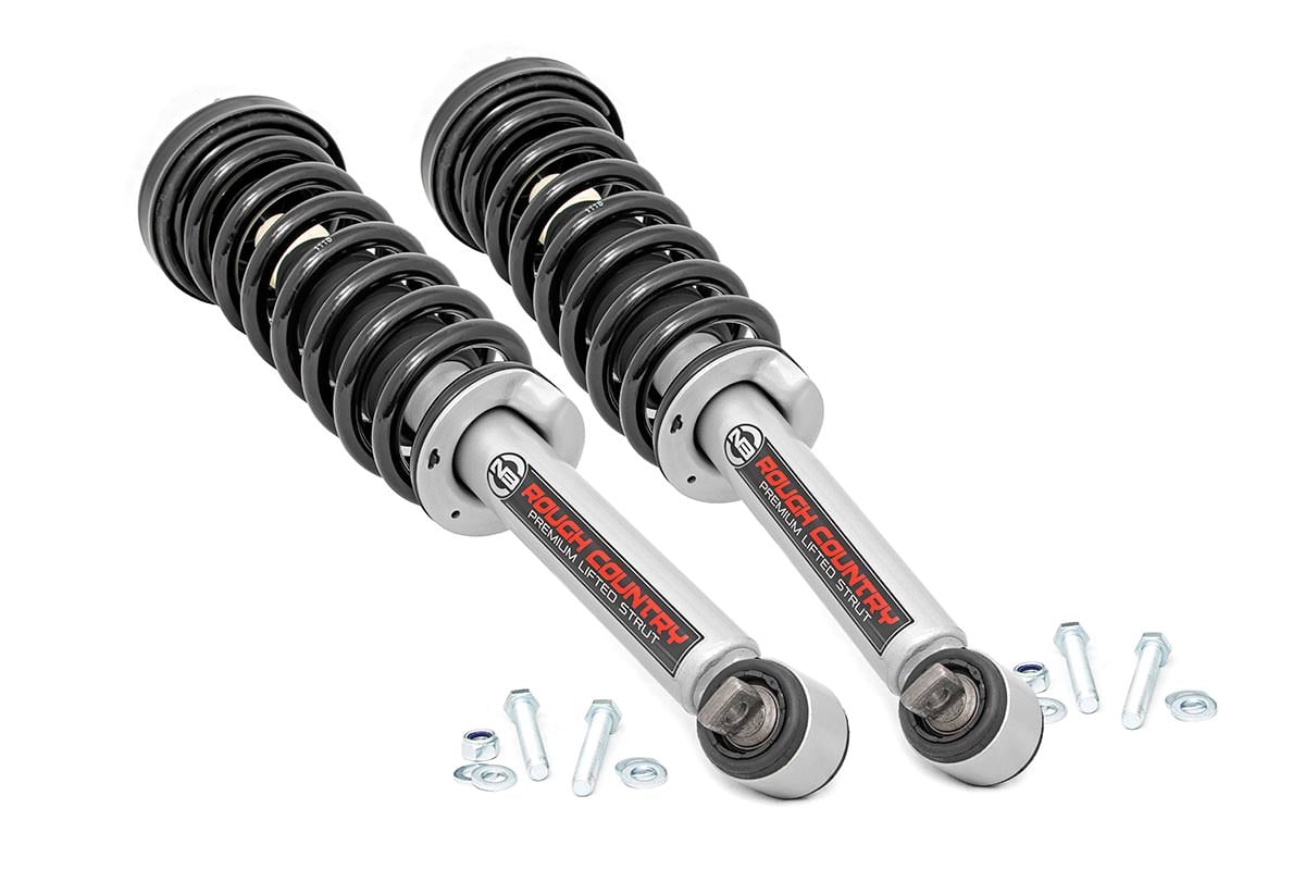 Loaded Strut Pair 4 Inch Ford F-150 4WD (2014-2026) Rough Country