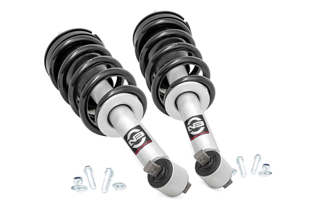 N3 Leveling Struts 2 Inch Loaded Strut Chevy/GMC SUV 1500 4WD (21-26) Rough Country