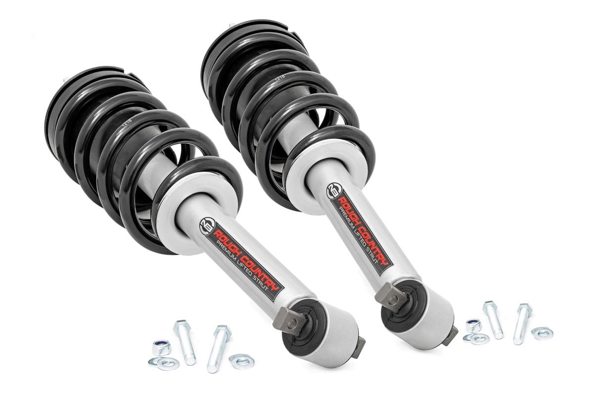 Loaded Strut Pair 3.5 Inch Lift Silverado/Sierra 1500 (14-18 & Classic) Rough Country