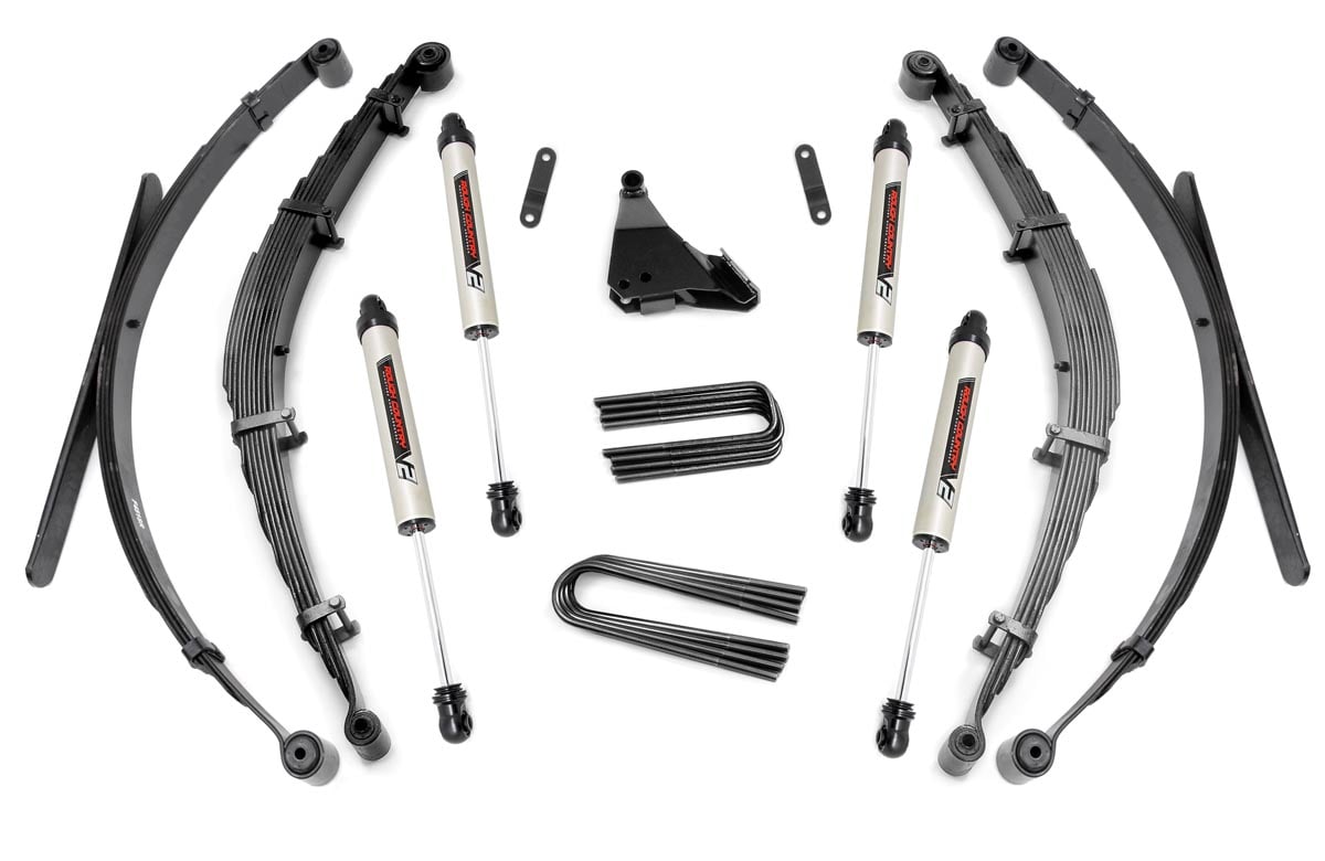 4 Inch Lift Kit Rear Springs V2 Ford F-250/F-350 Super Duty 4WD (99-04) Rough Country