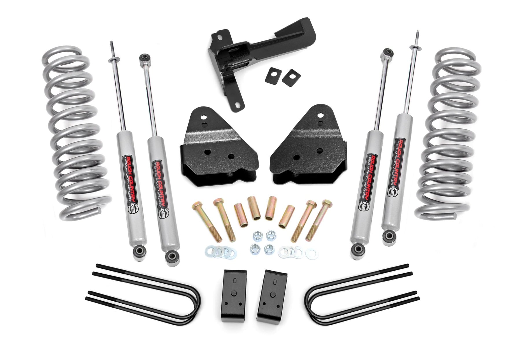 3 Inch Lift Kit N3 Front Gas Coils Ford F-250 Super Duty 4WD (17-22) Rough Country