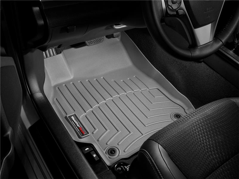 WeatherTech 09-14 Ford F-150 Front FloorLiner - Grey (Fits Vehicles w/ Dual Floor Posts)