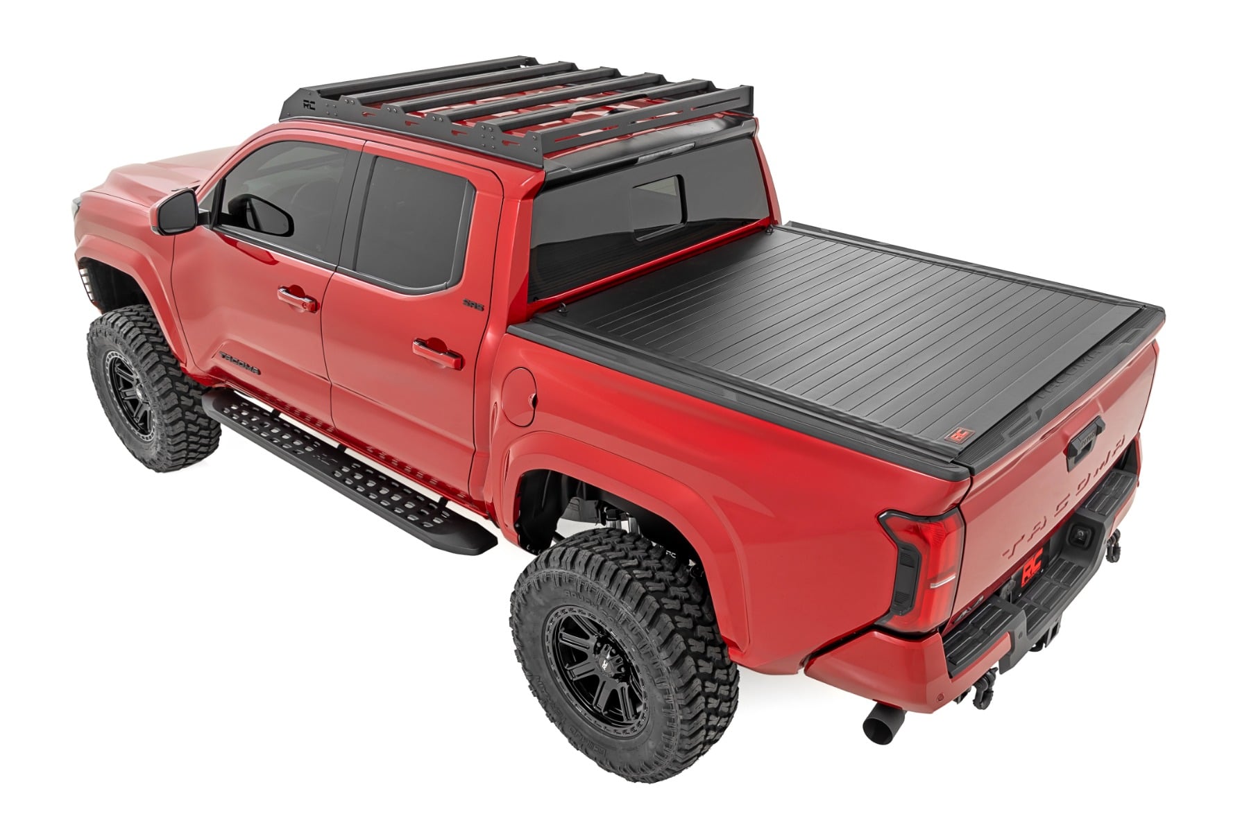 Hard Roll Up Bed Cover 5 Foot Bed Toyota Tacoma 2WD/4WD (2024-2026) Rough Country