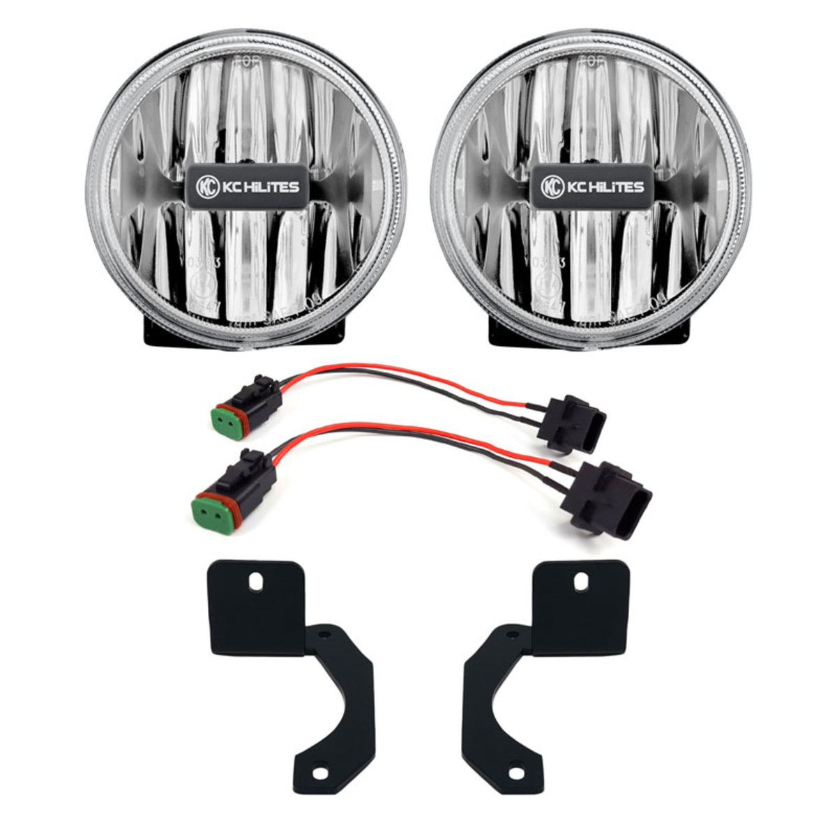 KC HiLiTES G4 GRAVITY LED SAE/ECE 2LT SYS JL/JT - 504