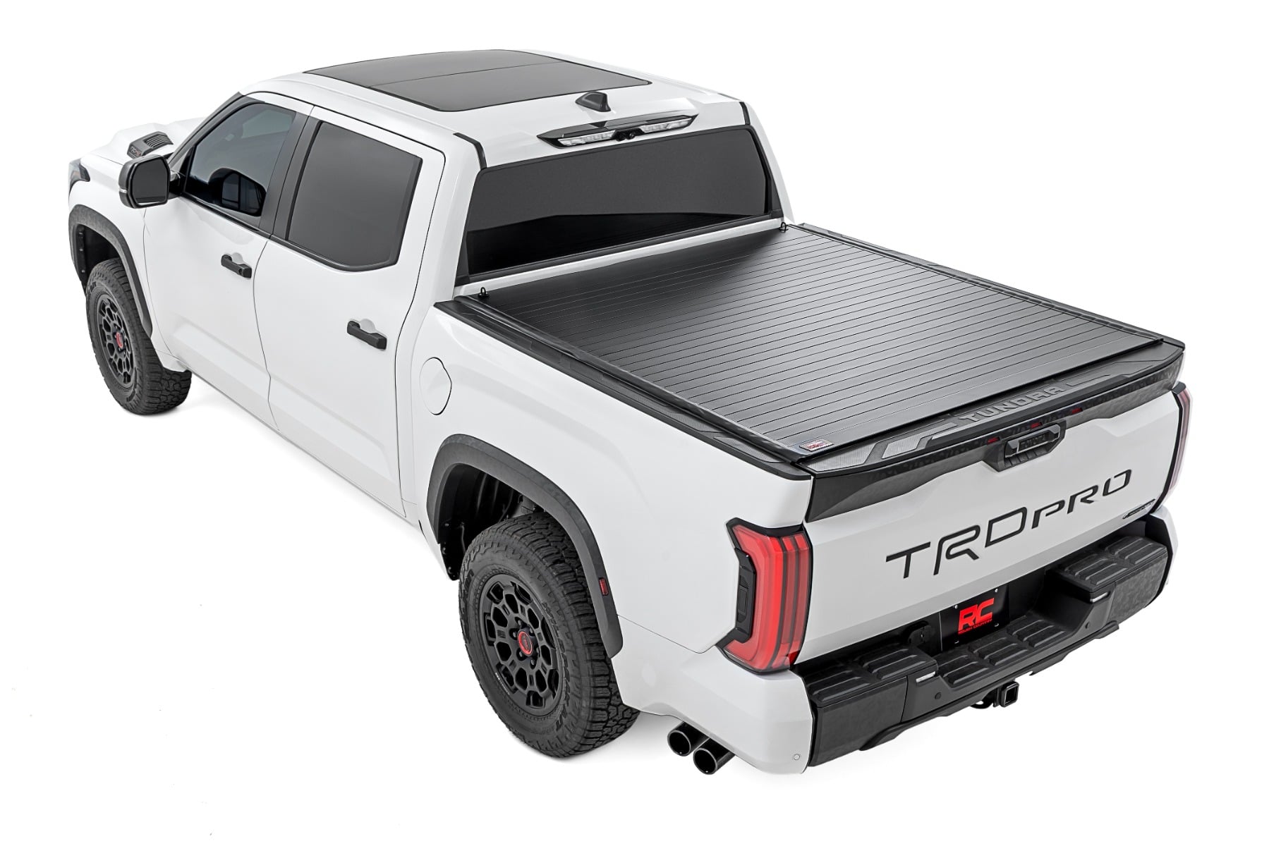 Hard Roll Up Bed Cover 5 Foot 7 Inch Bed Toyota Tundra 2WD/4WD (2022-2026) Rough Country