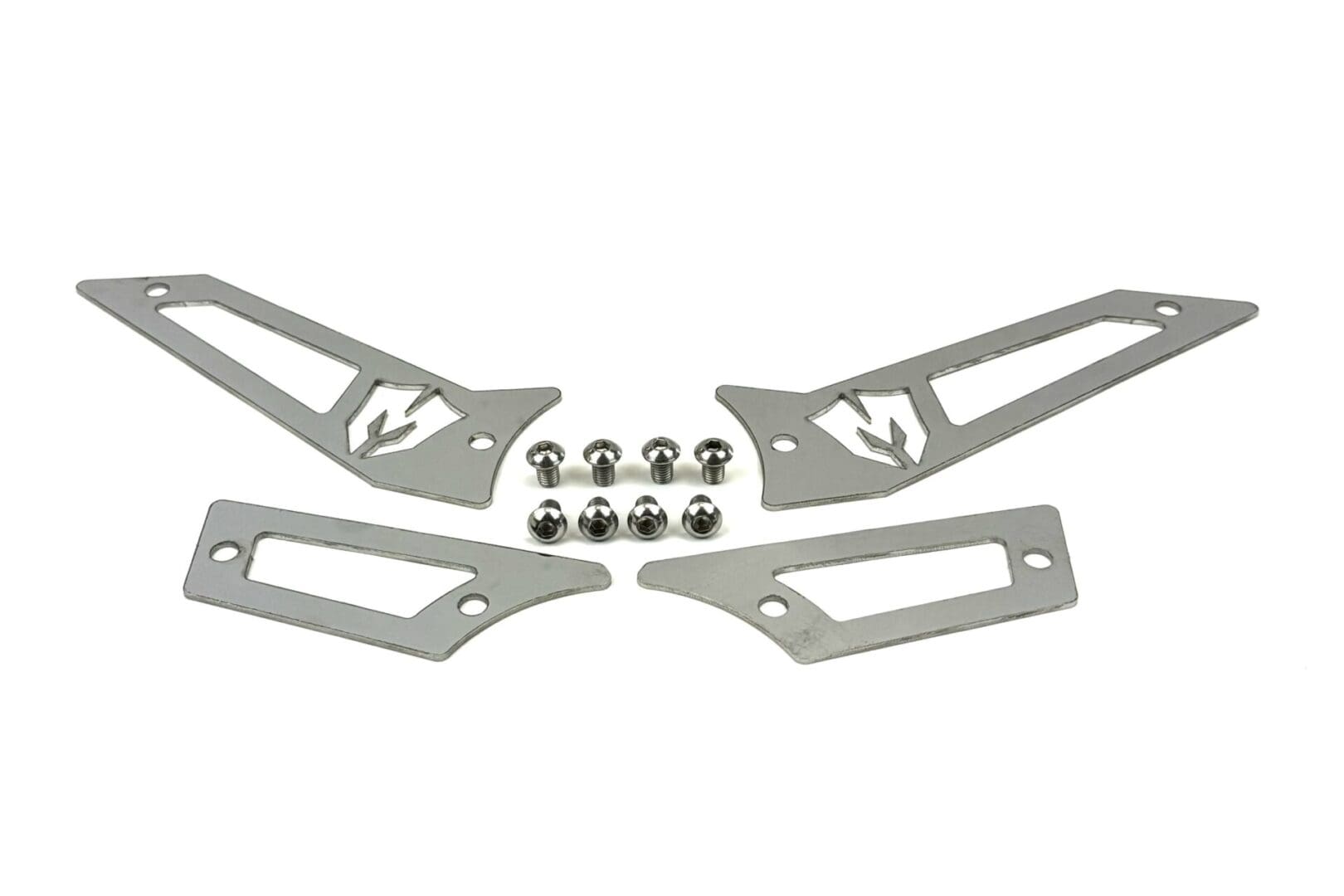 McGaughy's Replacement Stainless Steel Badges for Upper Control Arms 2007-2018 Silverado/Sierra 1500
