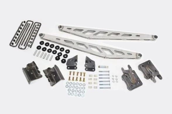 McGaughy's Traction Bar Kit 2014-2018 Silverado/Sierra 1500 Regular Cab Raw Finish