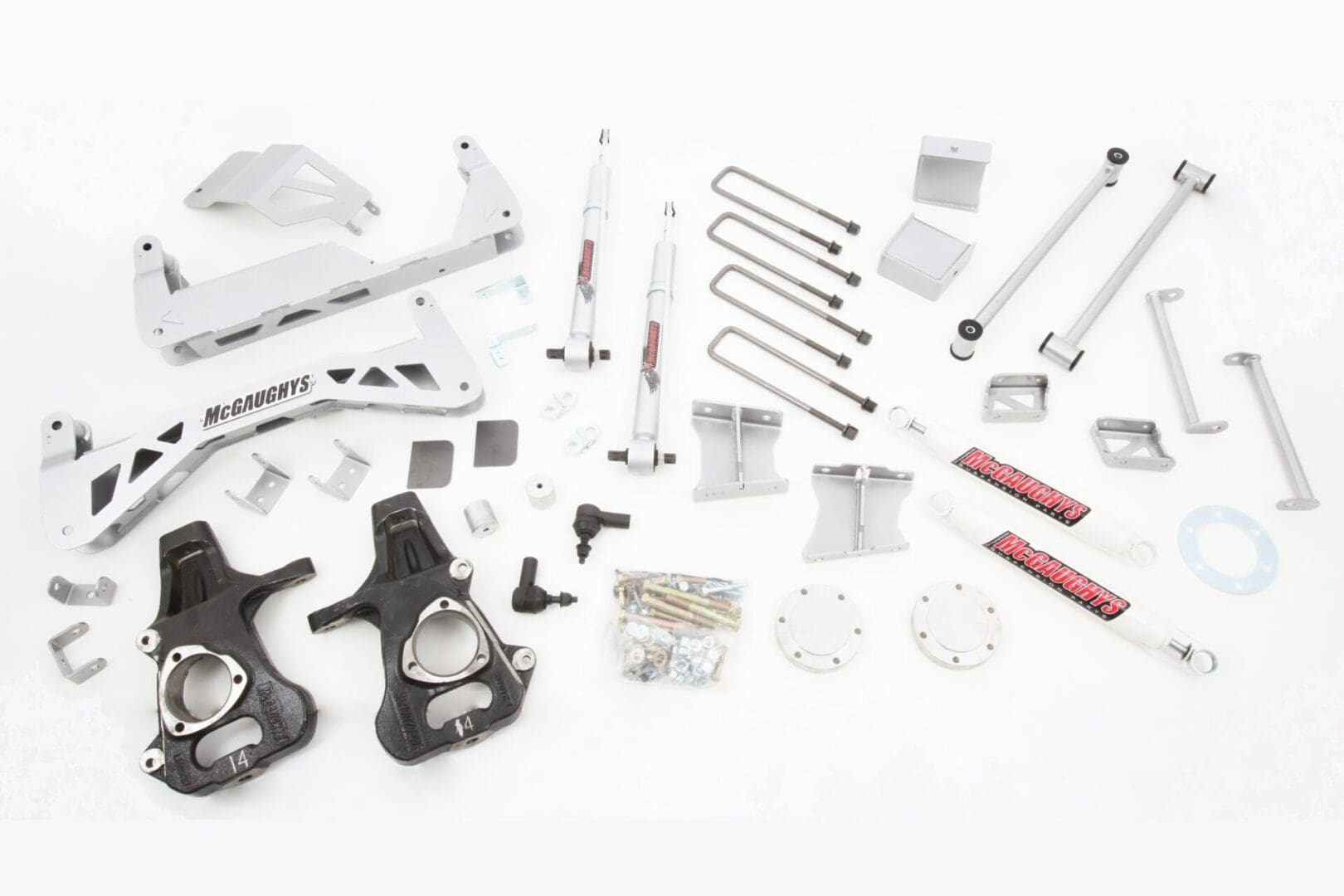 McGaughy's 7-9 Inch Premium Lift Kit 2007-2013 Silverado/Sierra 1500 4WD