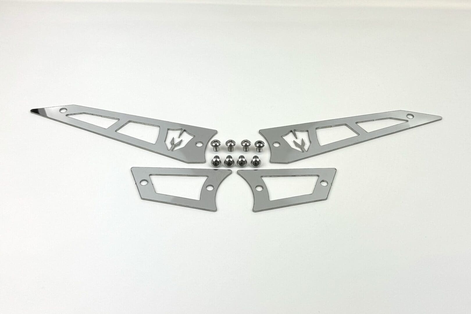 McGaughy's Replacement Stainless Steel Badges for Upper Control Arms 2019-2026 Silverado/Sierra 1500