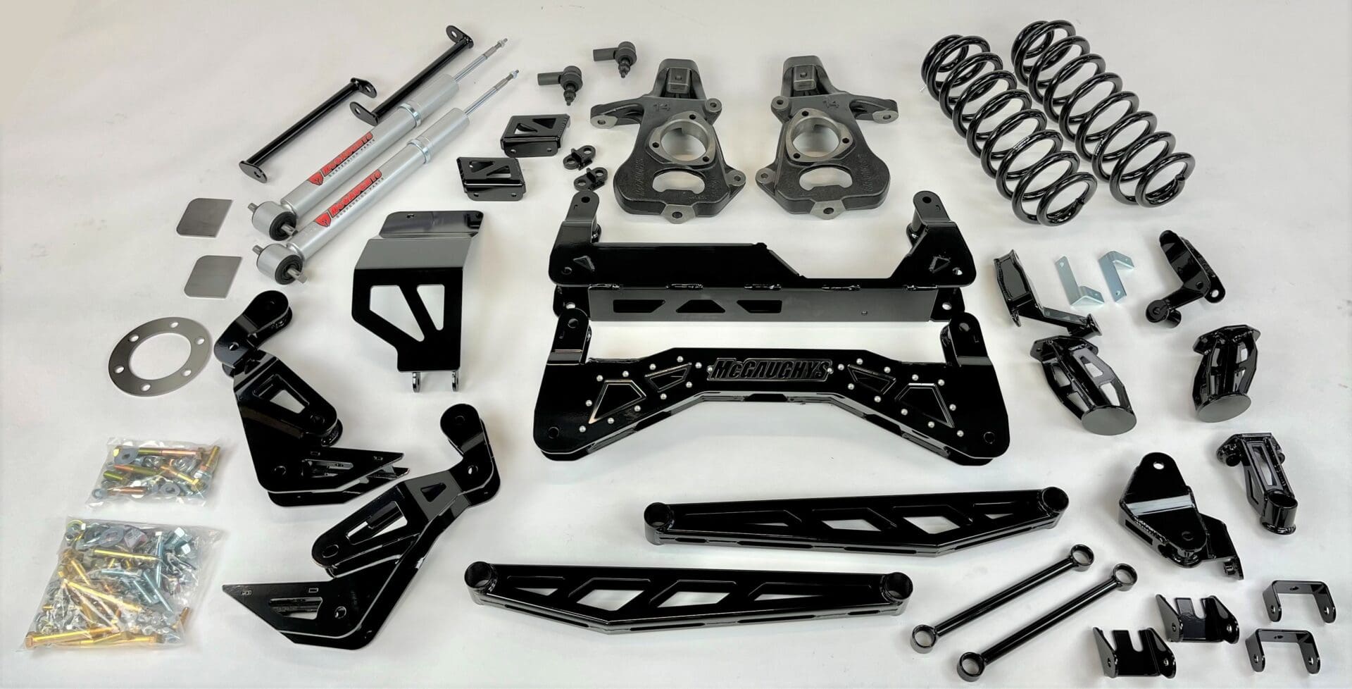 McGaughy's 7 Inch Premium Lift Kit 2014-2020 Tahoe, Suburban, Yukon, Yukon XL 2WD Non-Auto