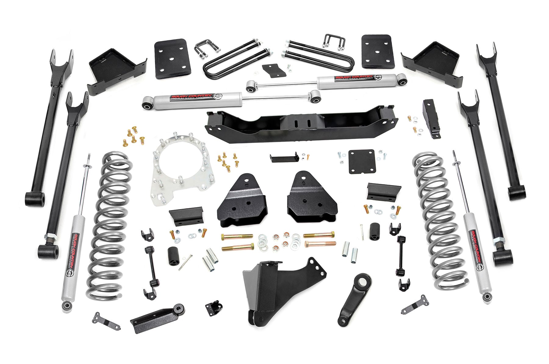 6 Inch Lift Kit Diesel 4 Link OVLD Ford F-250/F-350 Super Duty (17-22) Rough Country