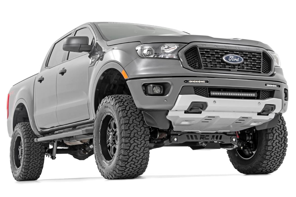 6 Inch Lift Kit Cast Steel Knuckles Ford Ranger 4WD (2019-2023) Rough Country