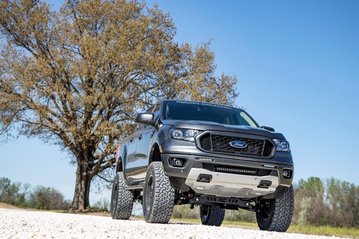 6 Inch Lift Kit Cast Steel Knuckles Ford Ranger 4WD (2019-2023) Rough Country