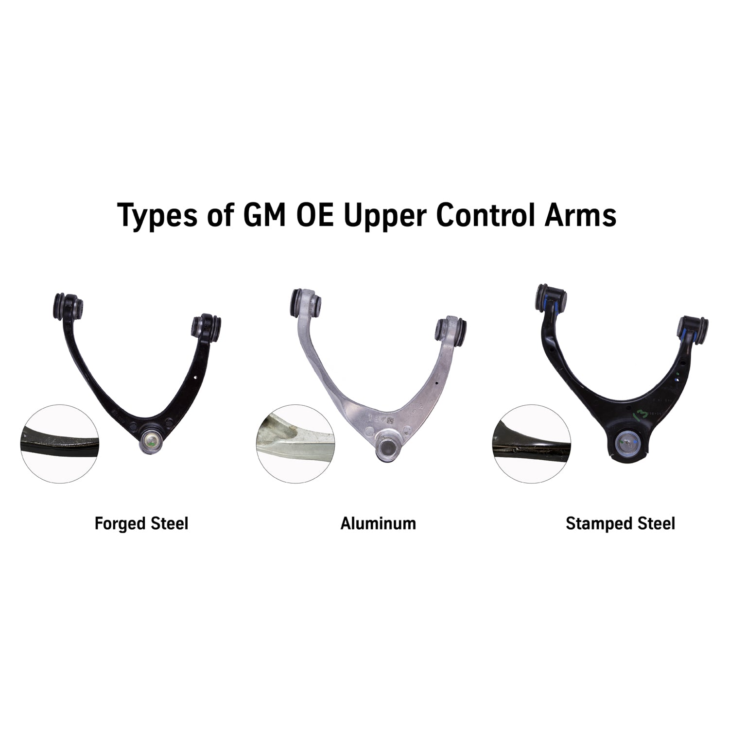 Suspension Control Arm Kit Silverado/Sierra 1500 07-16 UCA Tubular Ball Joint Upper Control Arm Kit B8 Control Arms Bilstein