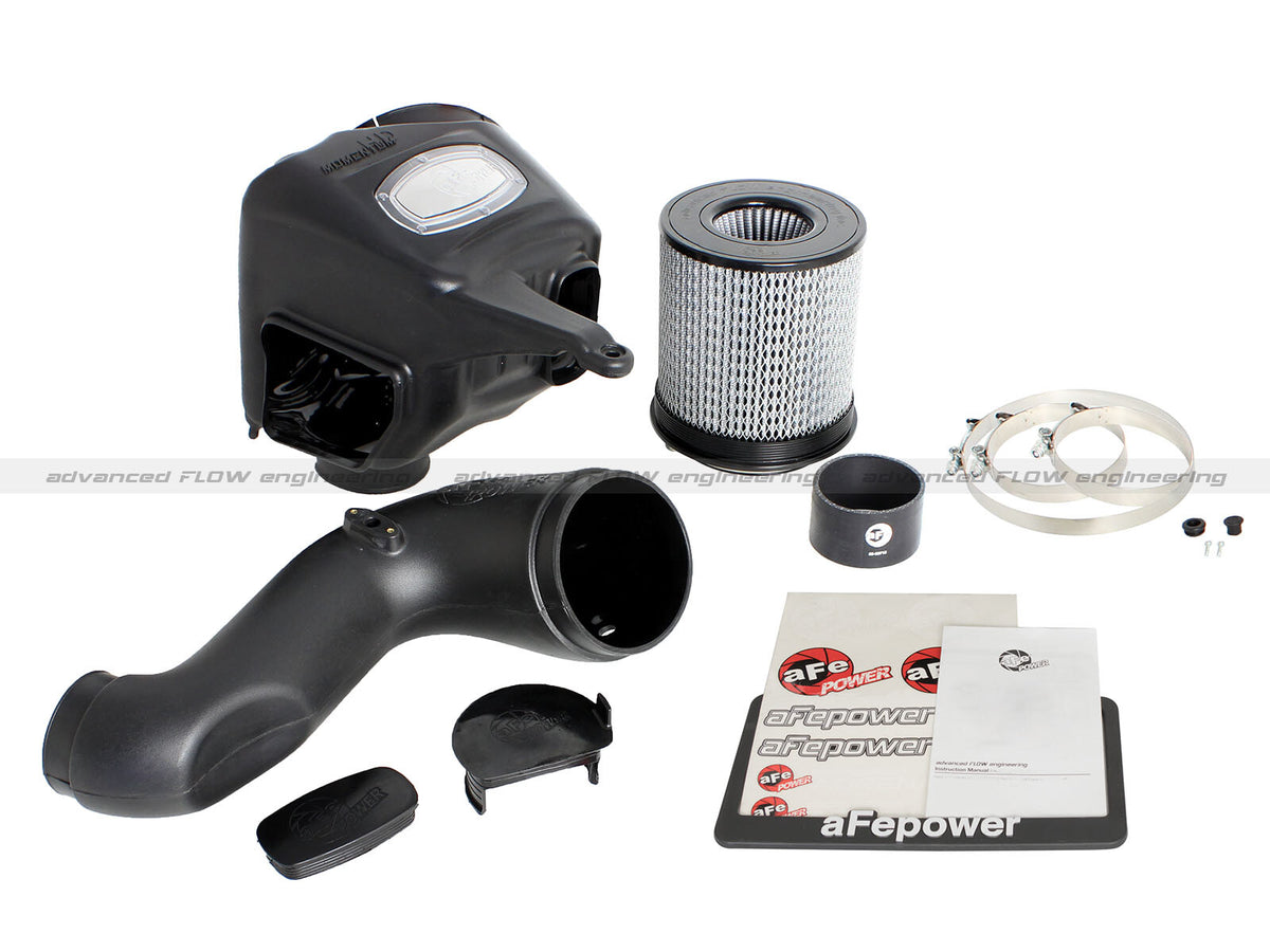 Momentum HD Cold Air Intake System w/ Pro Dry S Filter Dodge Diesel Trucks 03-07 L6-5.9L (td) aFe Power