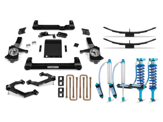 6-Inch Elite Lift Kit with King 2.5 Remote Reservoir Shocks For 2019-2024 Silverado/Sierra 1500 2WD/4WD Including AT4 and Trail Boss Cognito