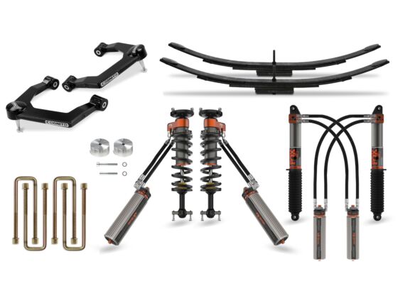 Ultimate Leveling Kit With Fox Frs 3.0 Ibp Shocks 3-Inch 2019-2024 Silverado/Sierra 1500 & 1-Inch AT4 and Trail Boss 2WD/4WD Cognito