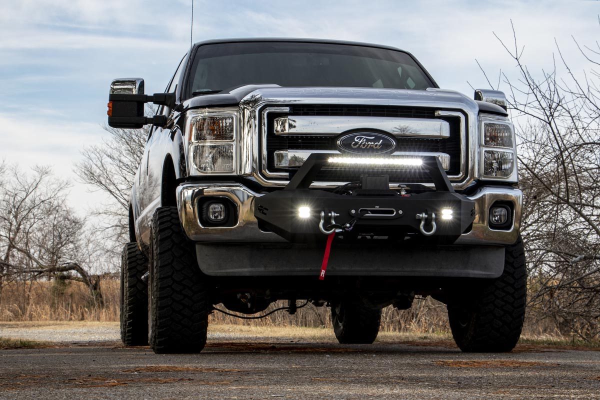 EXO Winch Mount Kit Ford F-250/F-350 Super Duty 2WD/4WD (2011-2016) Rough Country