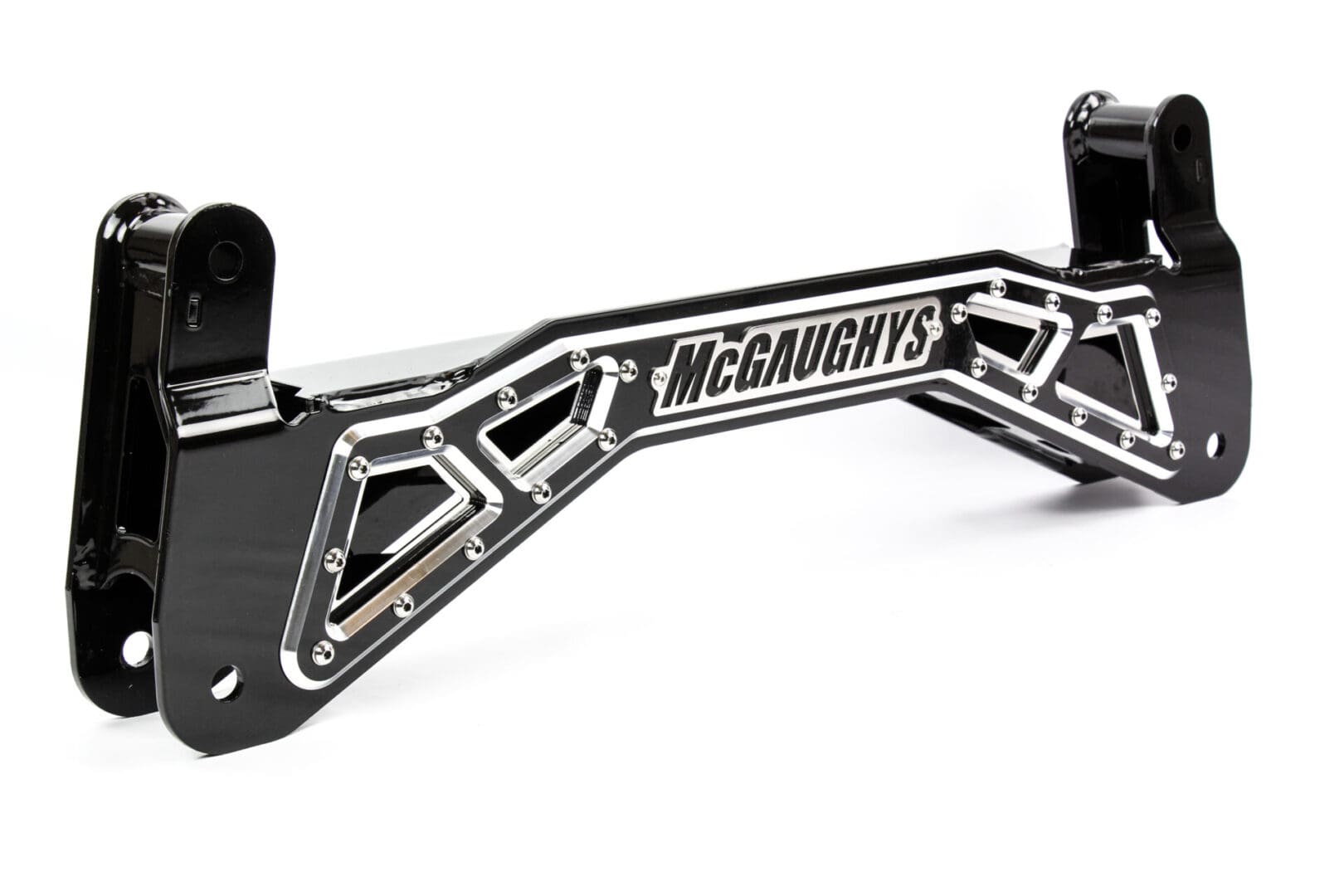 McGaughy's Billet Face Plate fits 7-9 Inch S/S Crossmember 2019-2026 Silverado/Sierra 1500 Black
