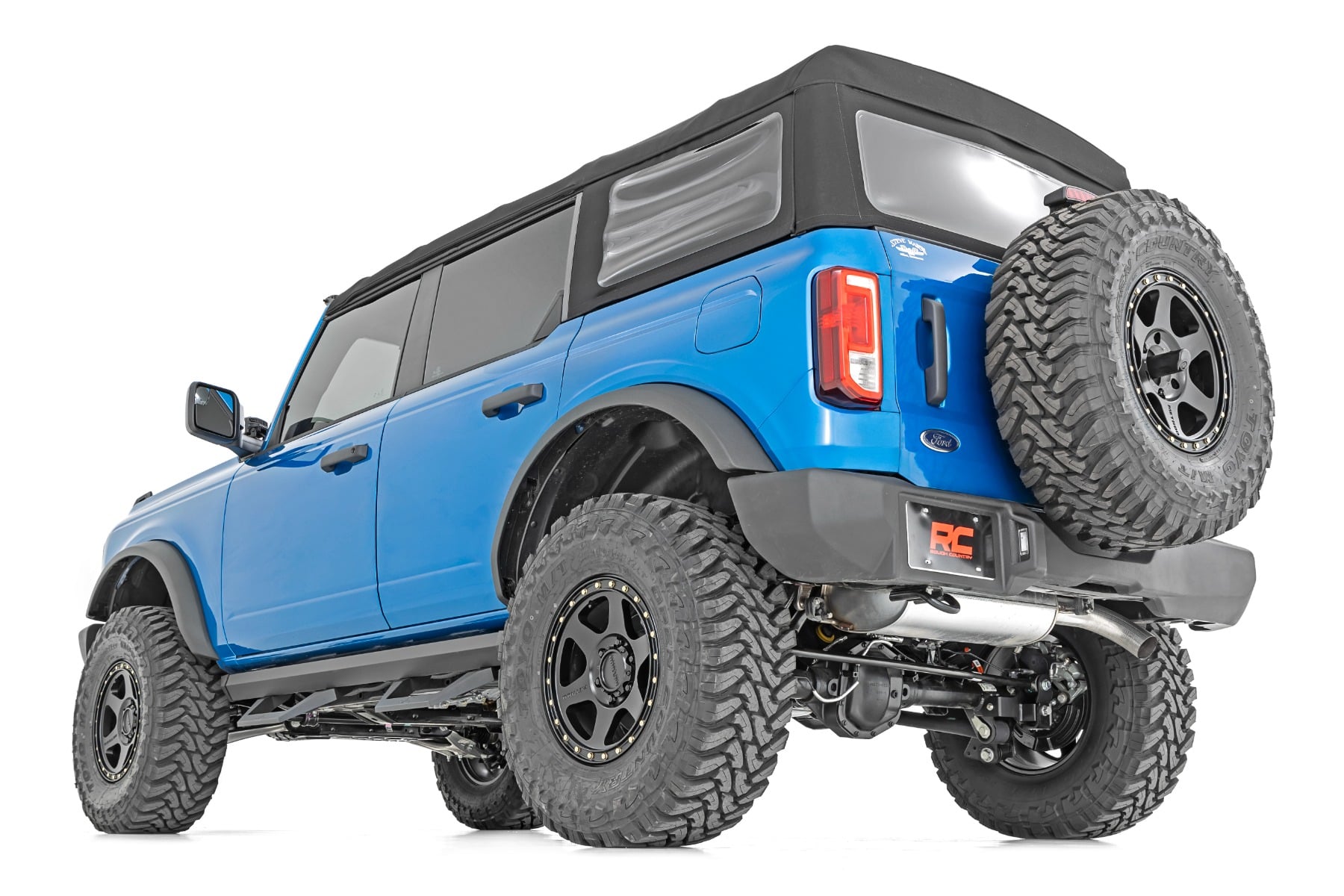 SRX2 Adjustable Aluminum Step Ford Bronco 4WD (2021-2025) Rough Country