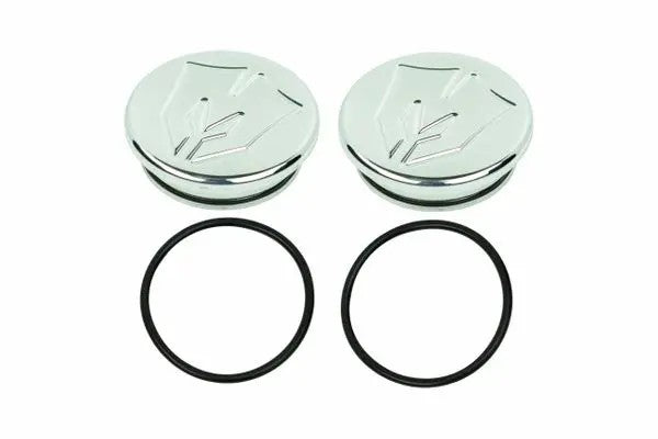 McGaughy's Billet Ball Joint Caps Polished fits Upper Arms 2007-2016 Silverado/Sierra 1500 with Cast Steel Control Arms