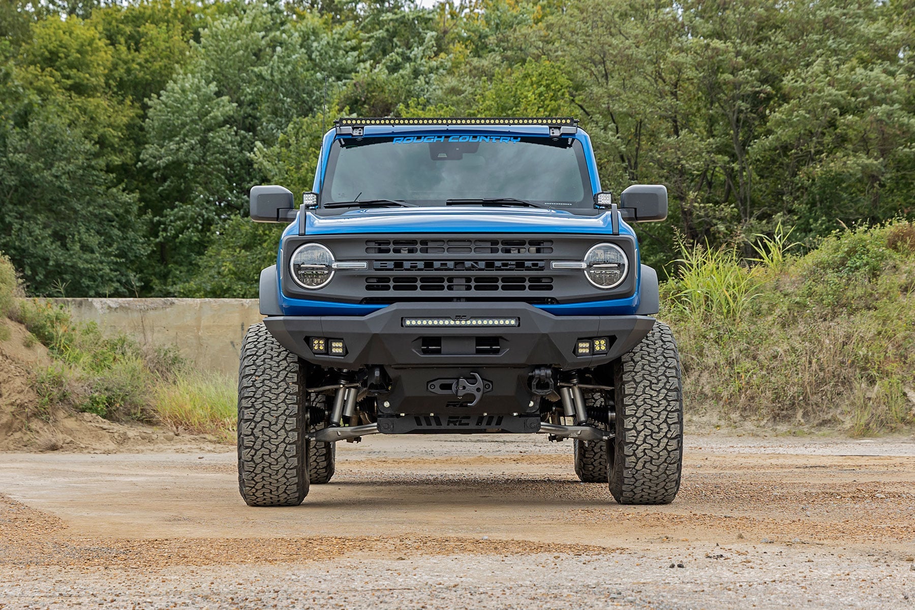 Hidden Winch Mount 9500S Ford Bronco 4WD (2021-2025) Rough Country