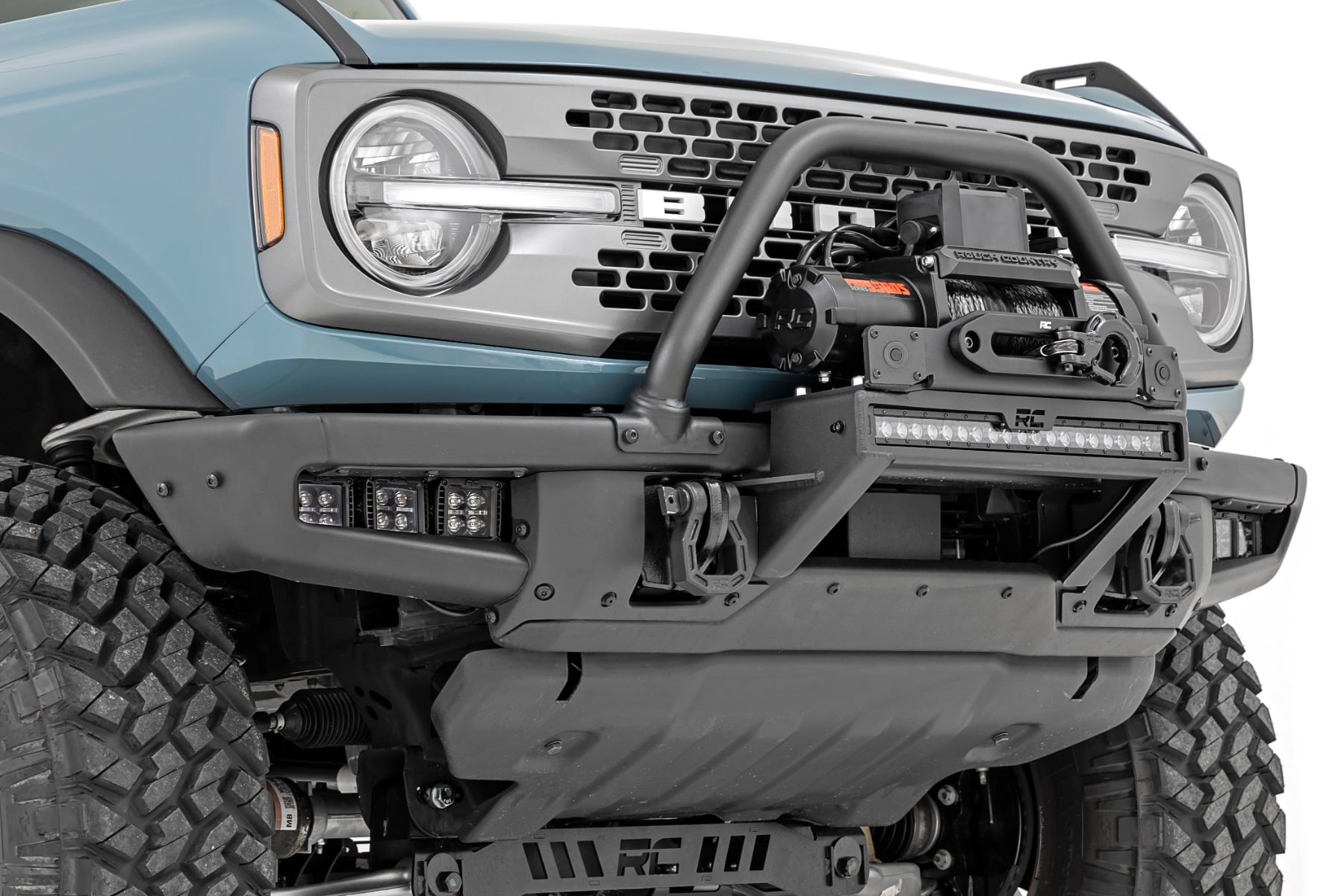 High Winch Mount All Models Ford Bronco 4WD (2021-2025) Rough Country