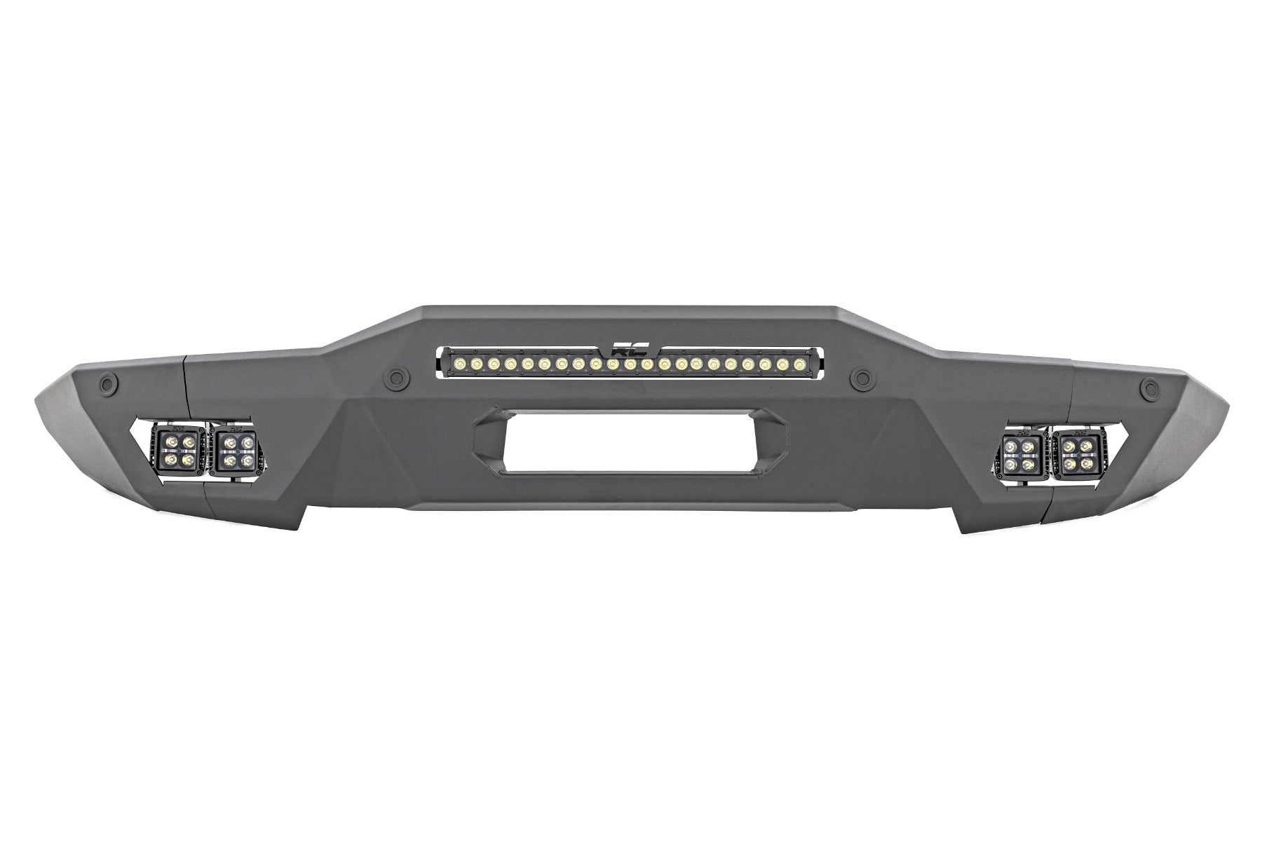 Front Bumper Modular Full Wings Amber DRL Ford Bronco 4WD (2021-2025) Rough Country