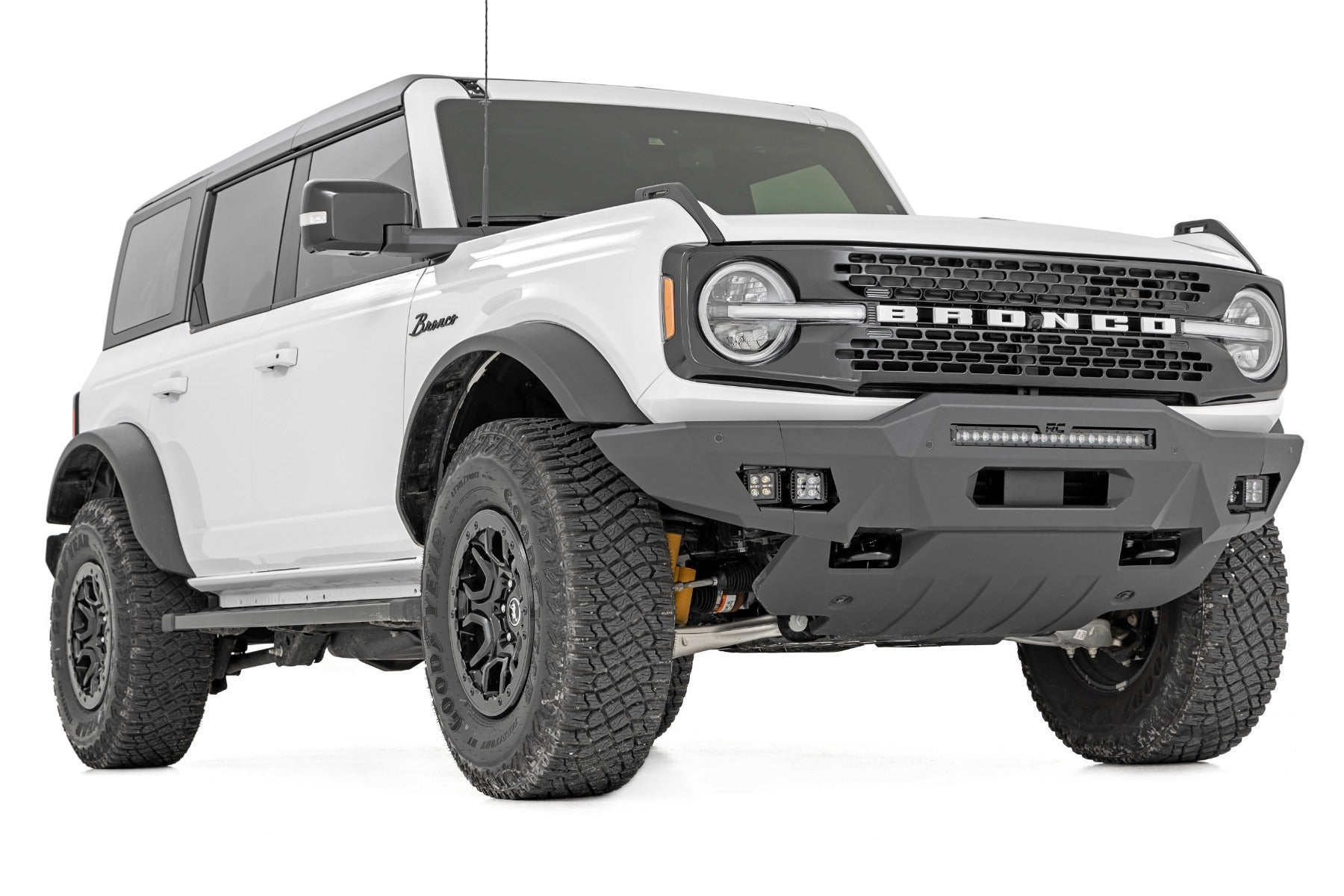 Front Bumper Modular Full Wings Amber DRL Ford Bronco 4WD (2021-2025) Rough Country
