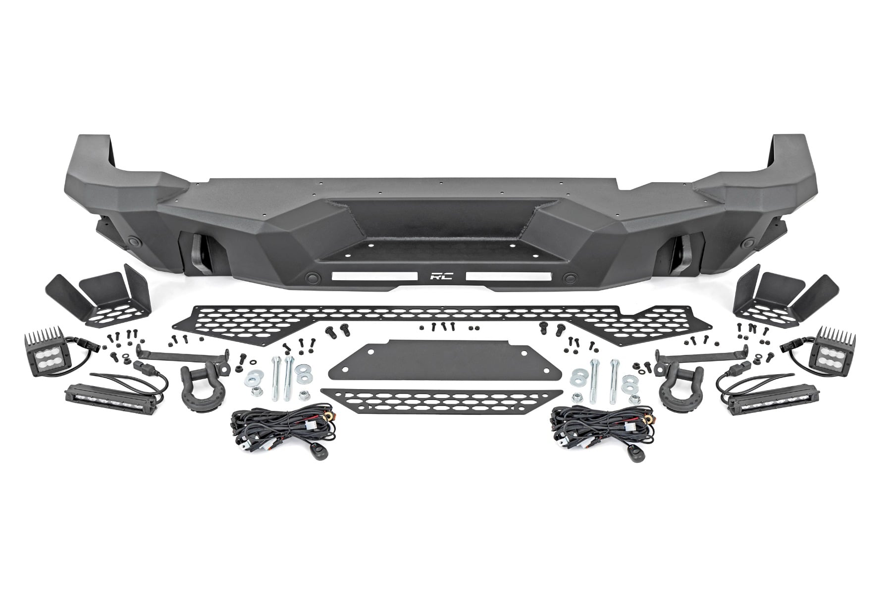 Rear Bumper Black Series LED Flood Ford Bronco 4WD (2021-2025) Rough Country
