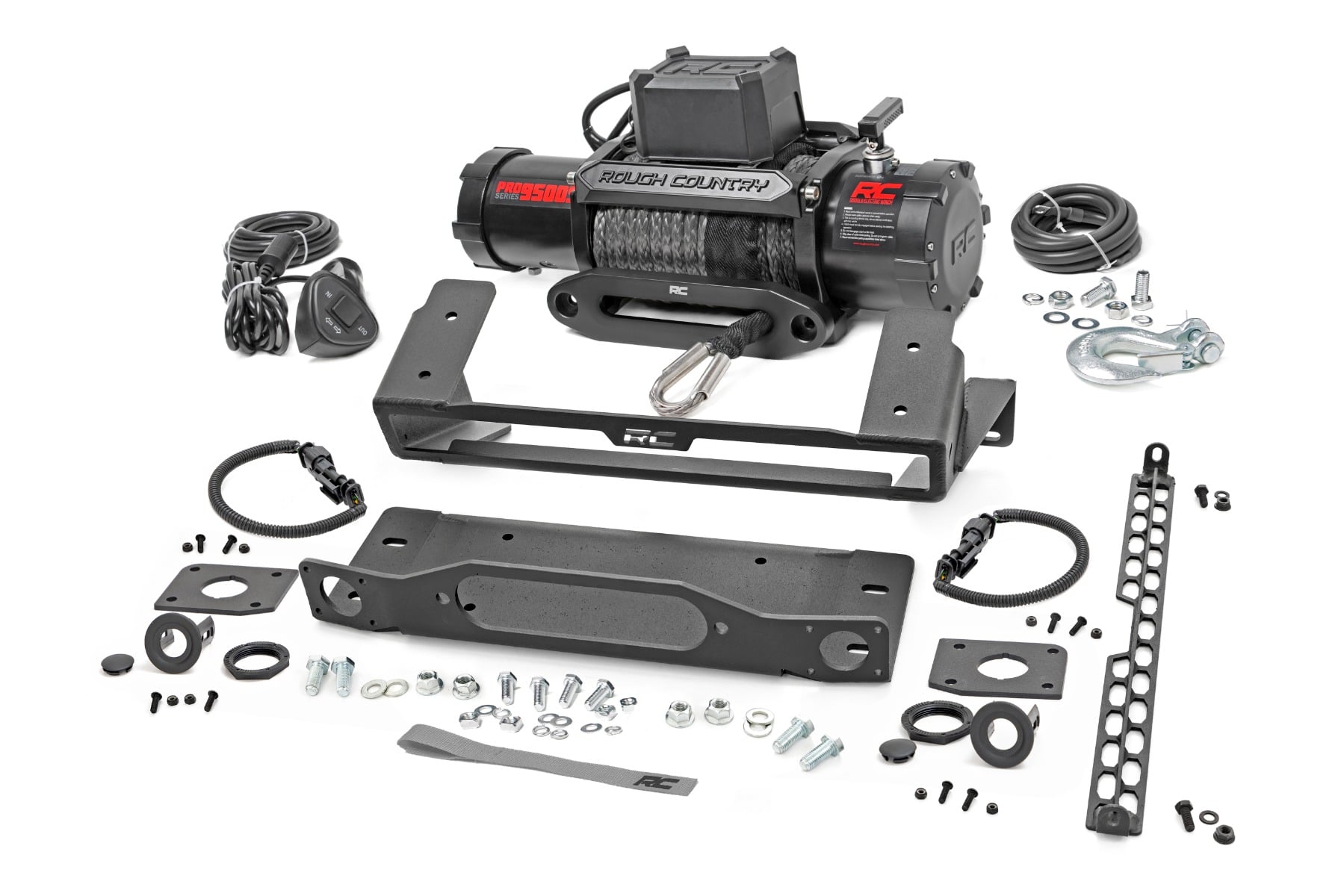 High Winch Mount All Models 9500S Ford Bronco 4WD (2021-2025) Rough Country