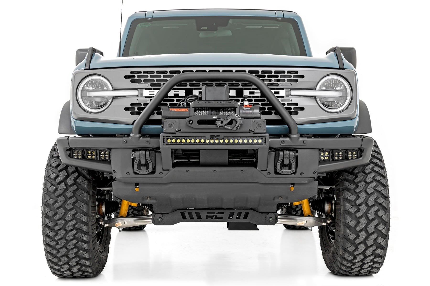 High Winch Mount All Models 9500S Ford Bronco 4WD (2021-2025) Rough Country