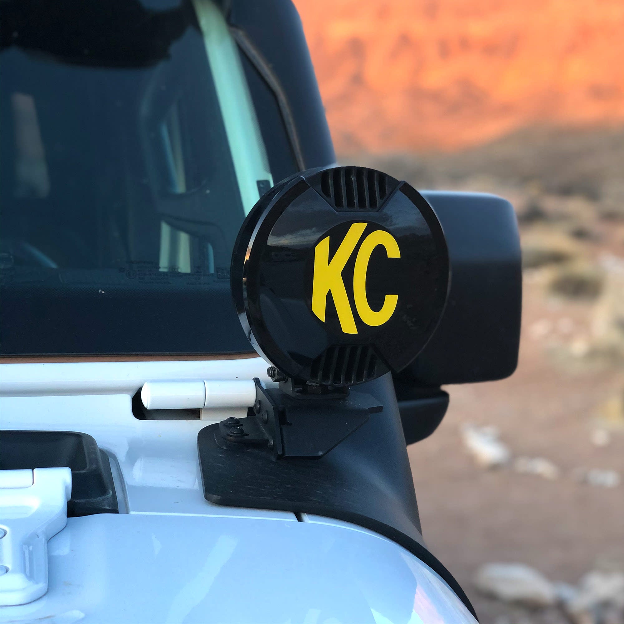 Cover 6 Inch Slimlite Black Each KC HiLiTES