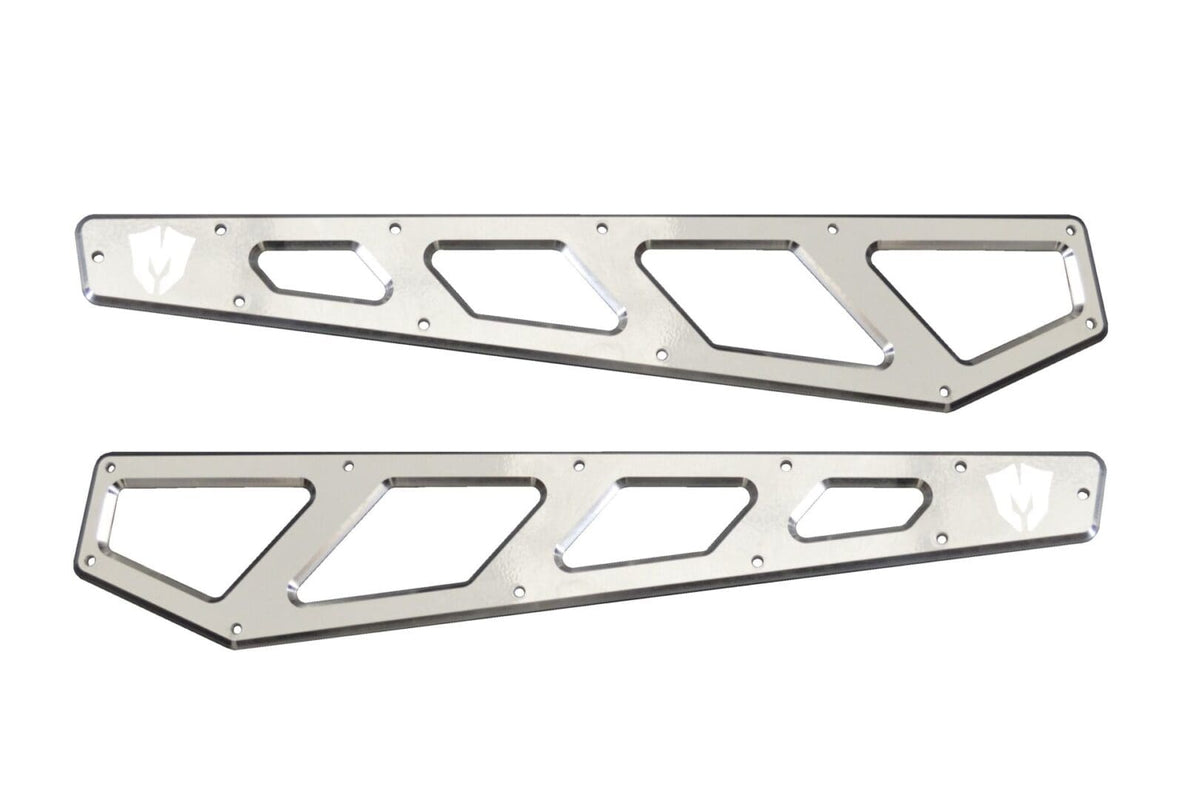 McGaughy's Billet Face Plates for Radius Arms 2005-2022 Ford F250/F350 Raw Finish