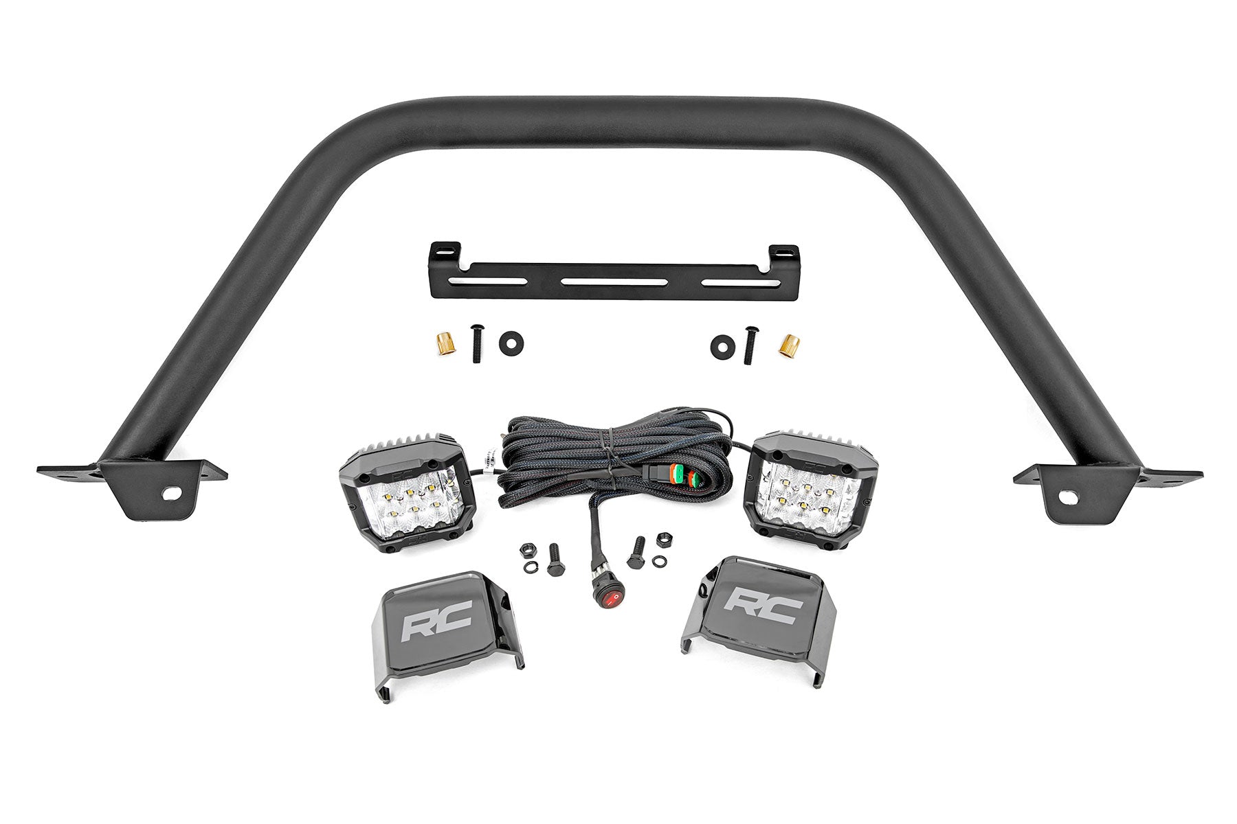 Safari Bar 3 Inch OSRAM (Pair) Wide OE Modular Steel Ford Bronco (21-25) Rough Country