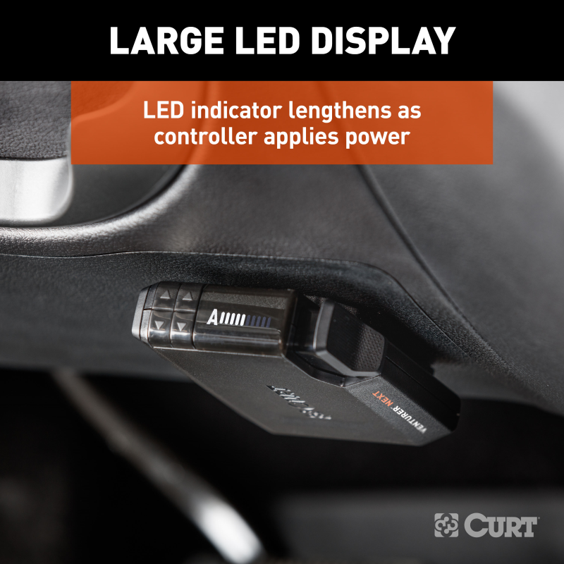 CURT Venturer NEXT Trailer Brake Controller Time-Delay Model 51116