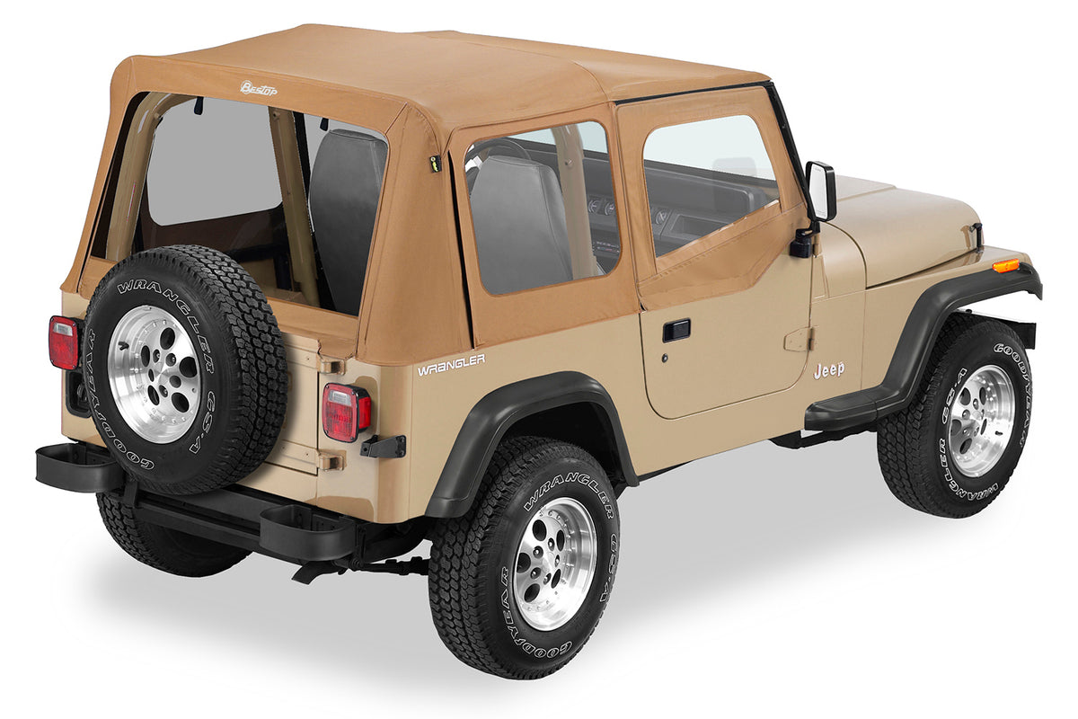 Replace-A-Top for OEM Hardware For Jeep 1988-1995 Wrangler YJ Clear Spice Door Skins Included Bestop