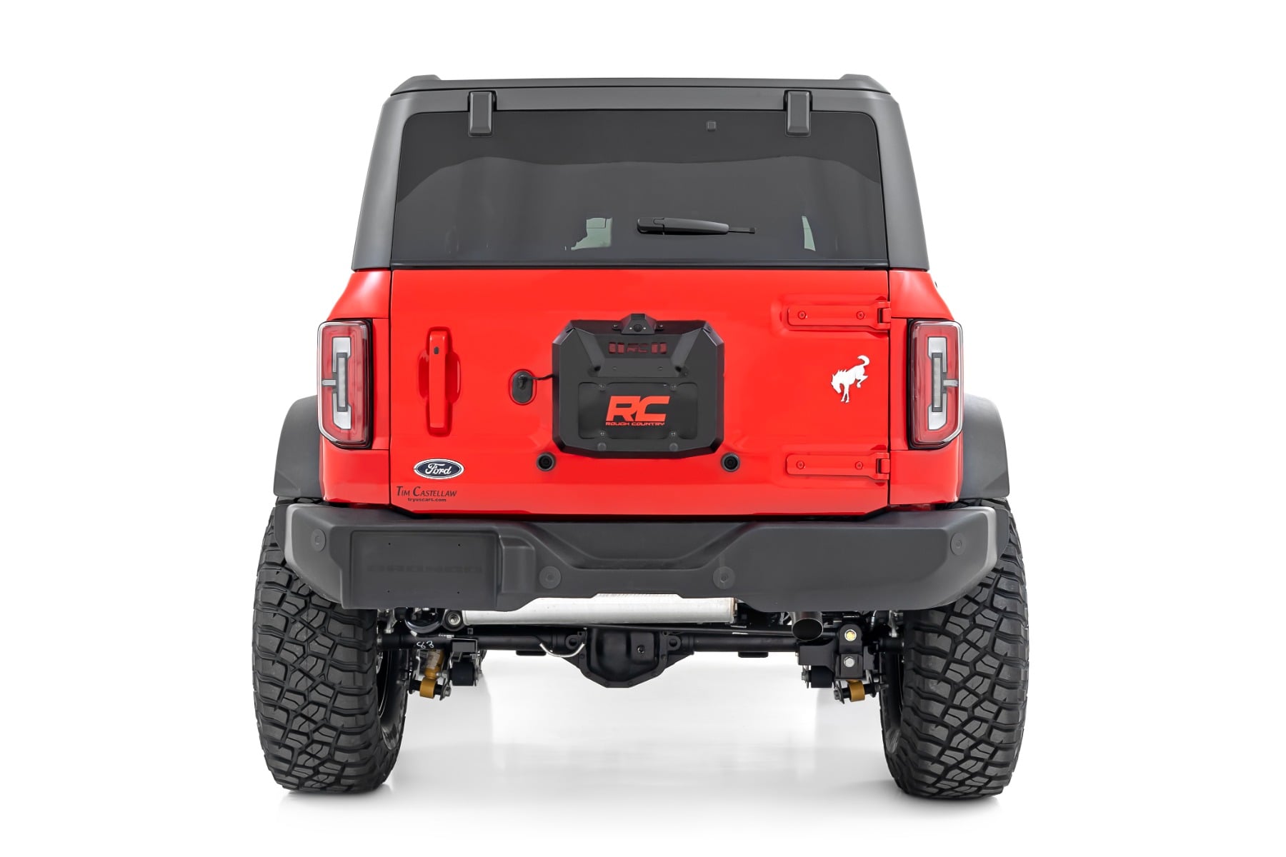Spare Tire Carrier Delete Kit Ford Bronco 4WD (2021-2025) Rough Country