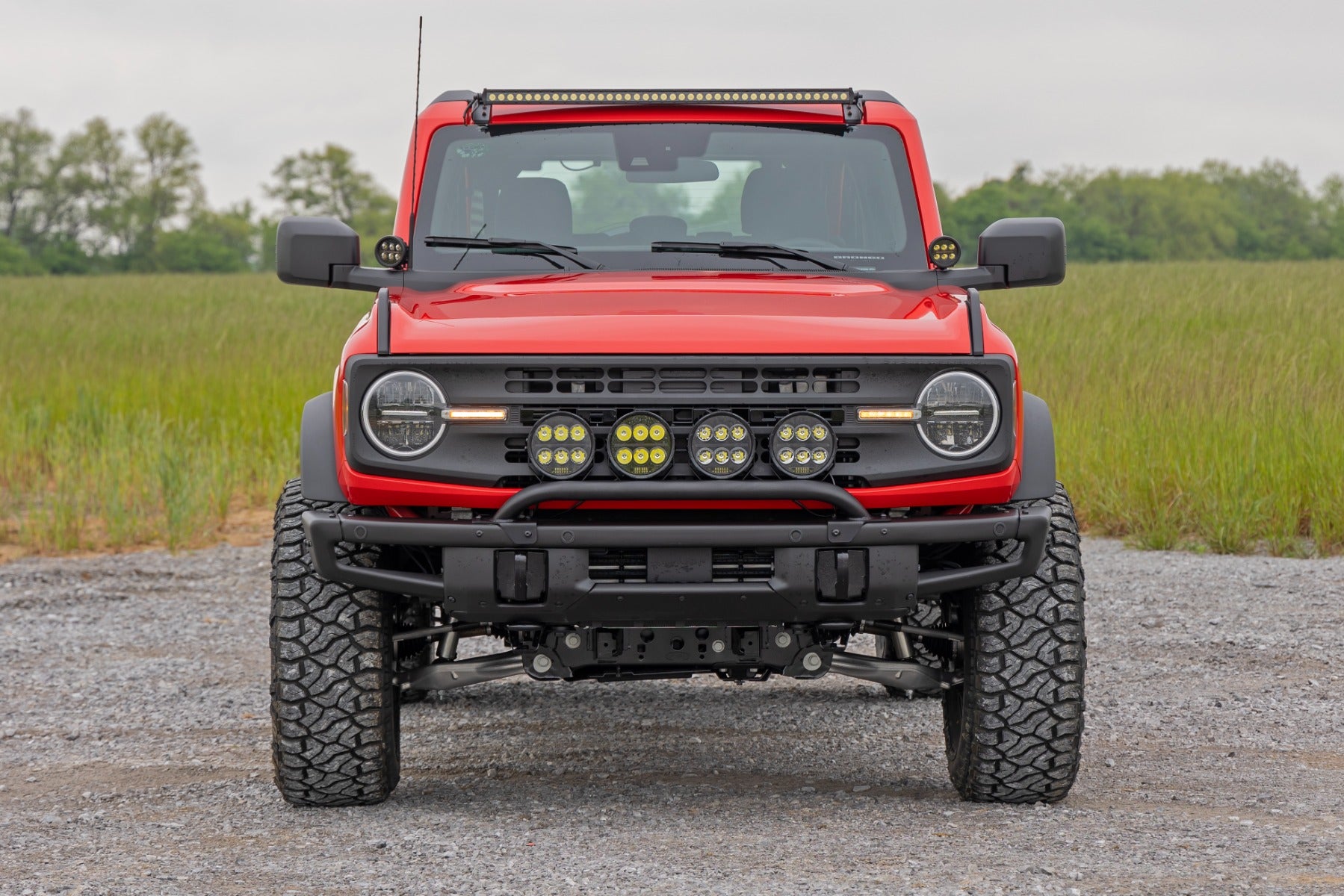 Light Bar Mount OE Modular Steel Ford Bronco 4WD (2021-2025) Rough Country