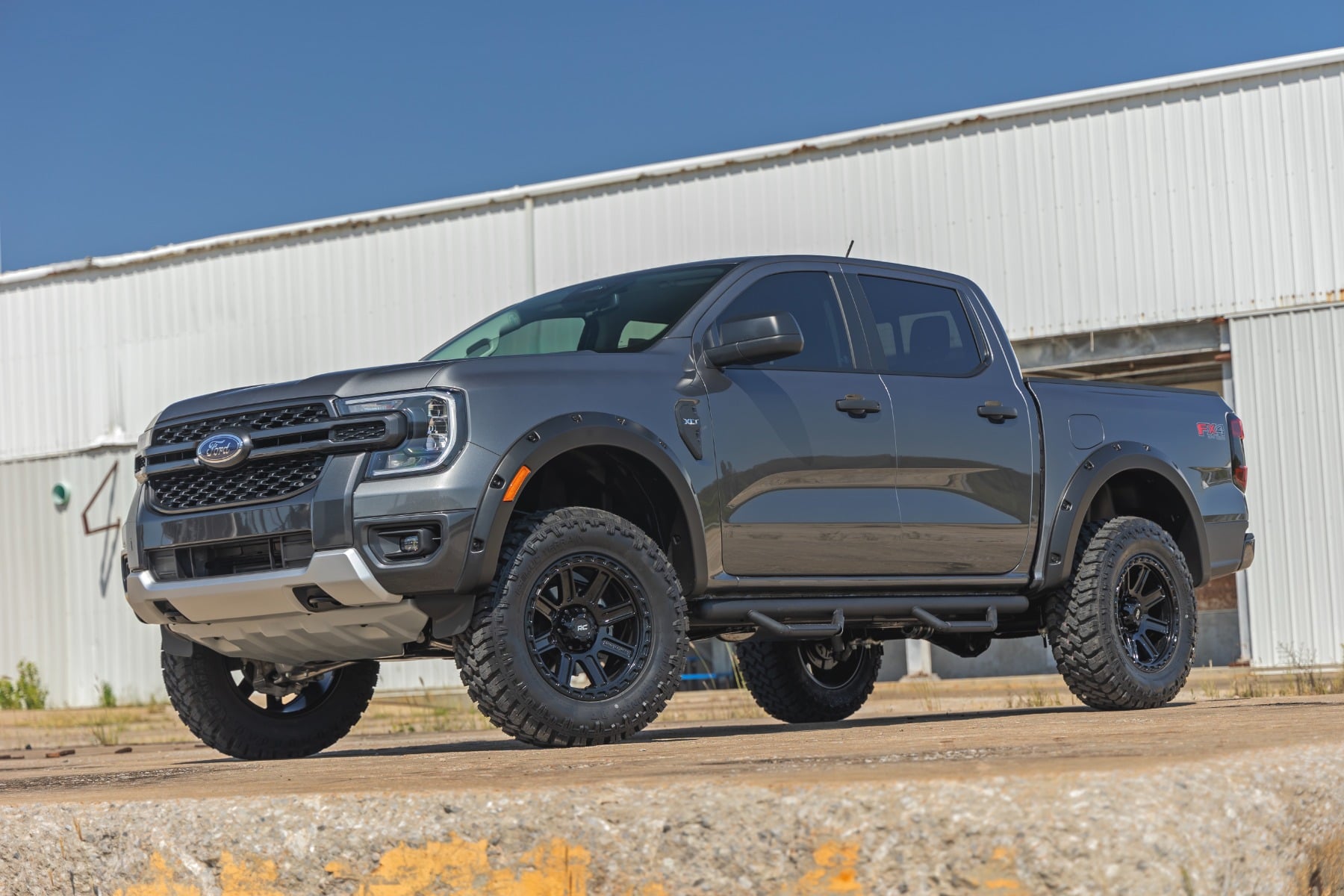 3 Inch Lift Kit N3 Struts Ford Ranger 4WD (2024-2025) Rough Country
