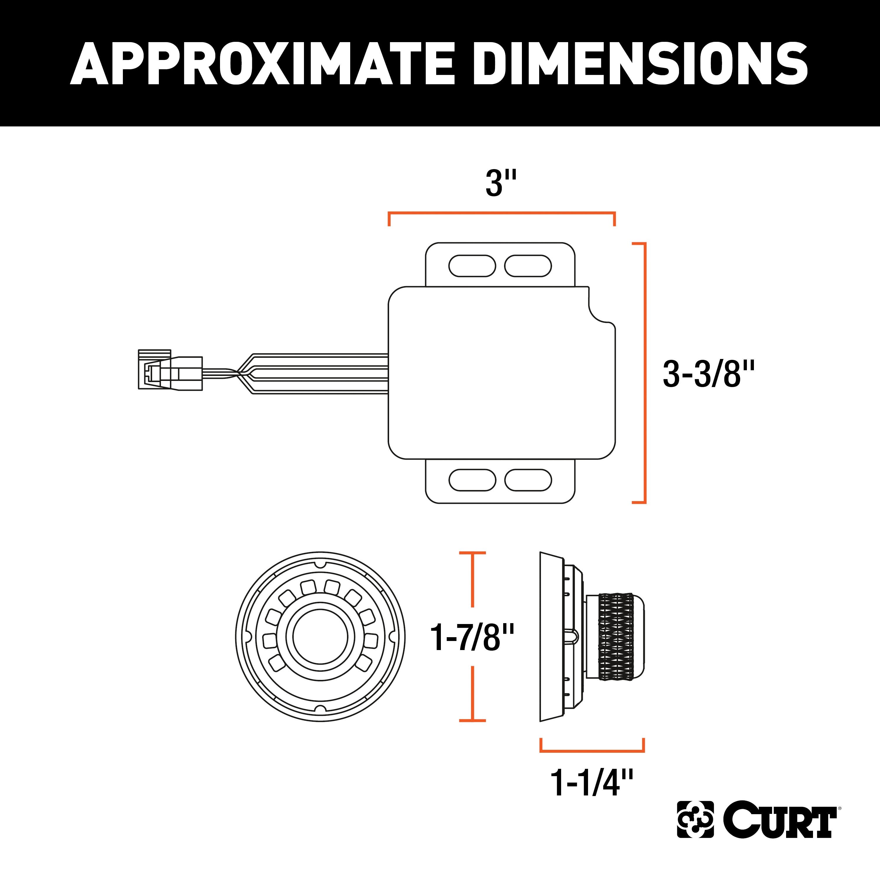 CURT Spectrum Original Equipment Style, Integrated Electric Trailer Brake Controller, Proportional Model 51170