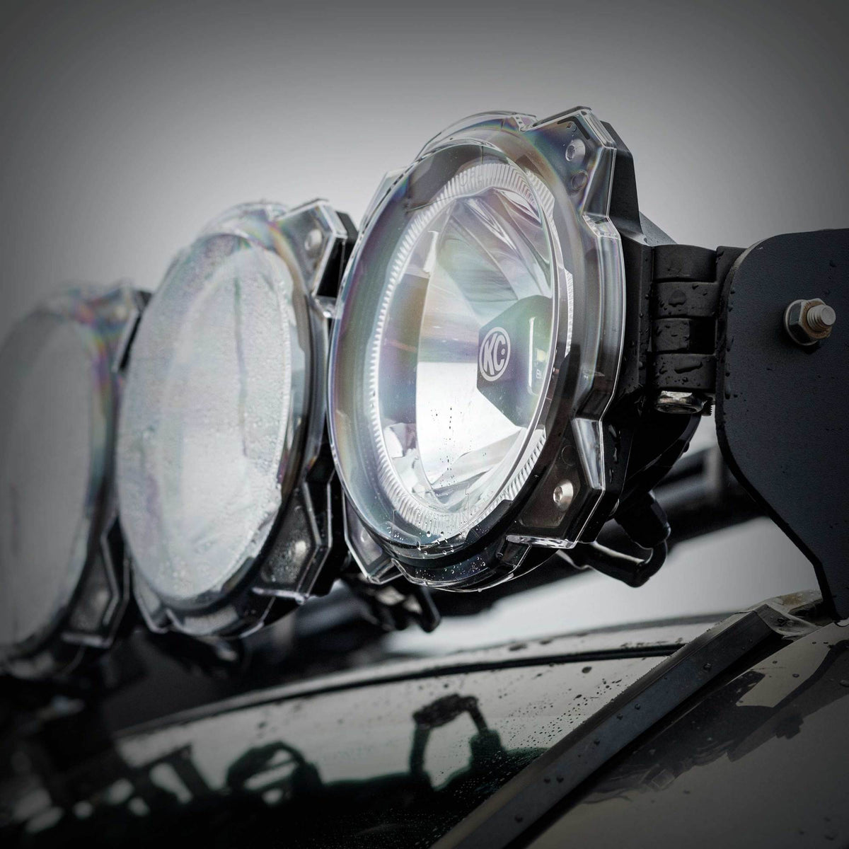 Shield Pro6 Gravity 6 Inch Clear Each KC HiLiTES