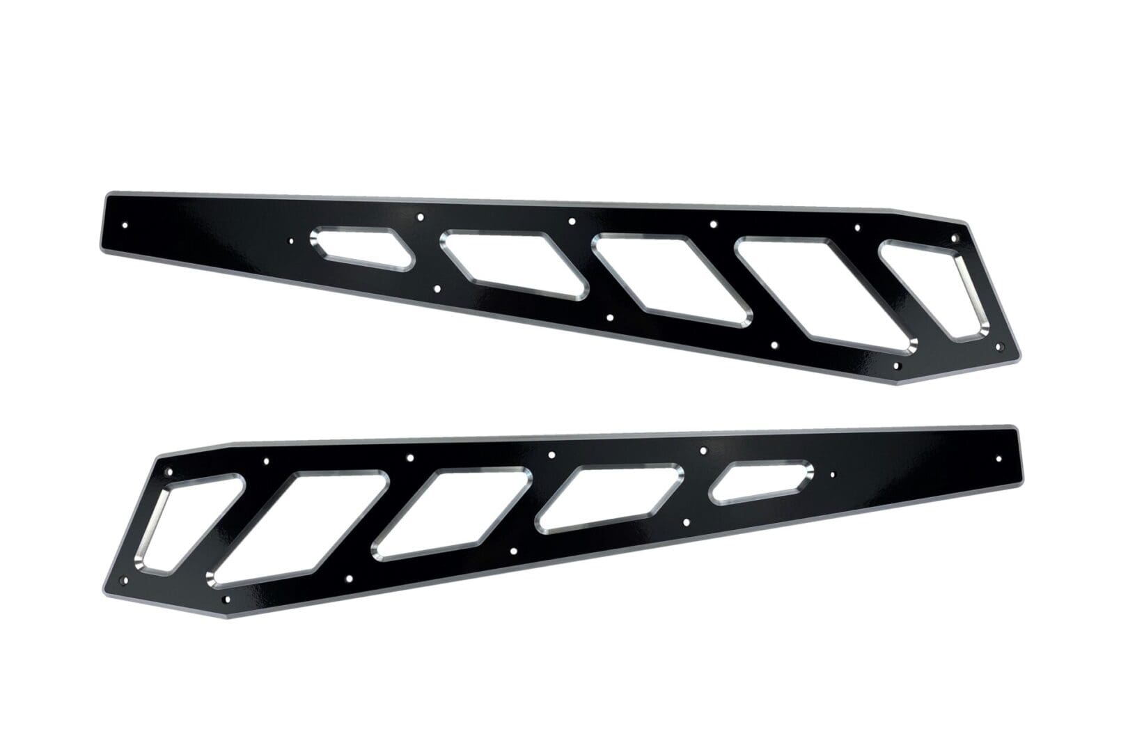 McGaughy's Billet Face Plates fits Radius Arms 2013-2026 Dodge Ram 2500/3500 For 4 Inch and 8 Inch Lift Kits Black