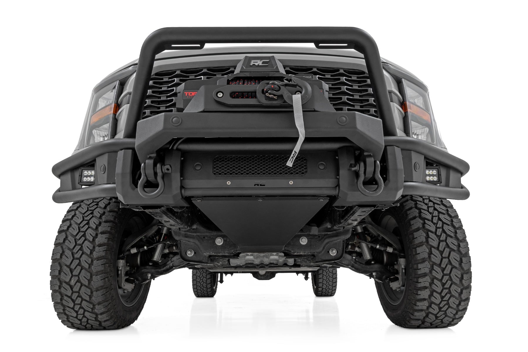 Front Bumper Tubular Winch Mount Ford F-150 2WD/4WD (2021-2023) Rough Country